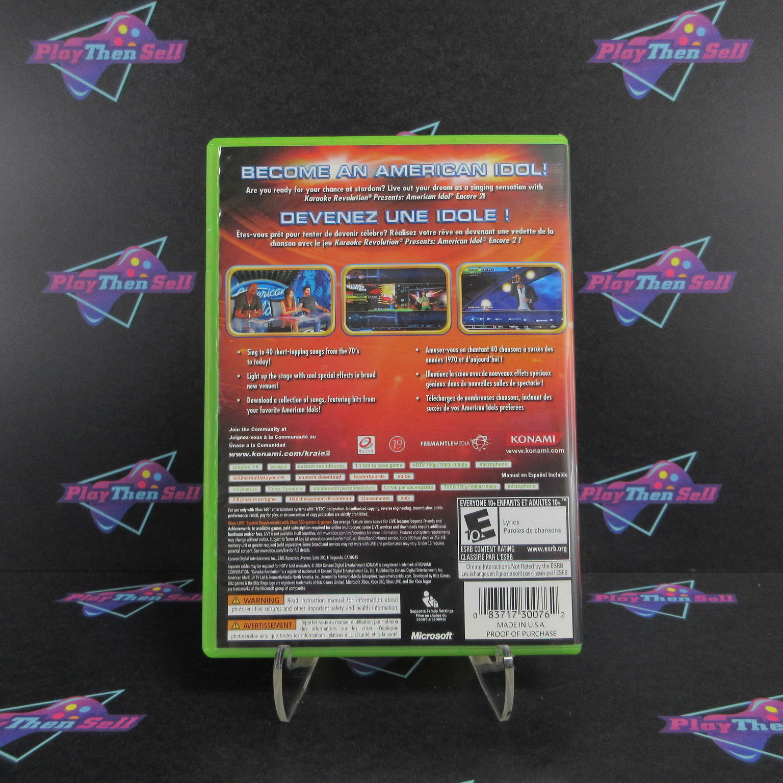 Karaoke Revolution Presents American Idol Encore 2 Xbox 360 Complete - Excellent
