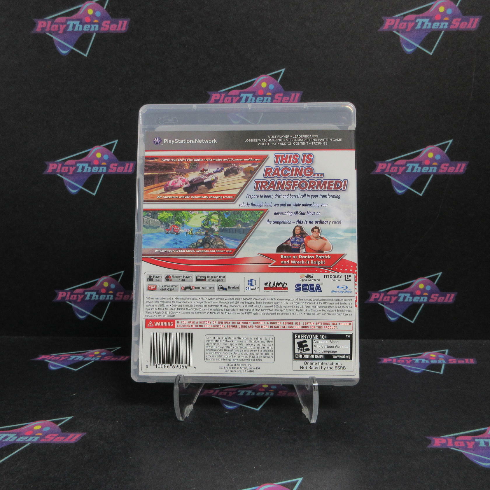 Sonic & All-Stars Racing Transformed PS3 PlayStation 3 Complete - Excellent