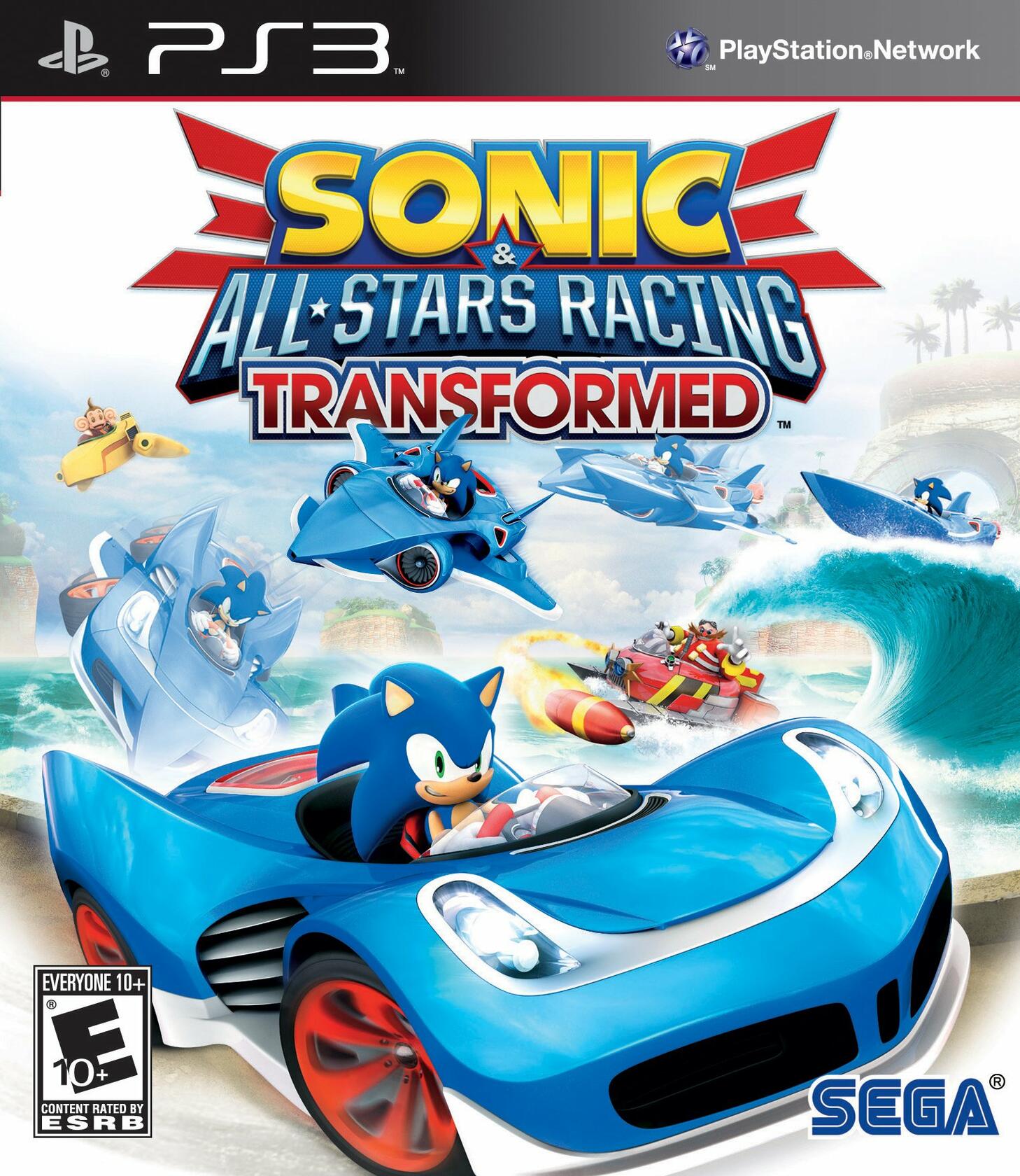 Sonic & All-Stars Racing Transformed PS3 PlayStation 3 Complete - Excellent