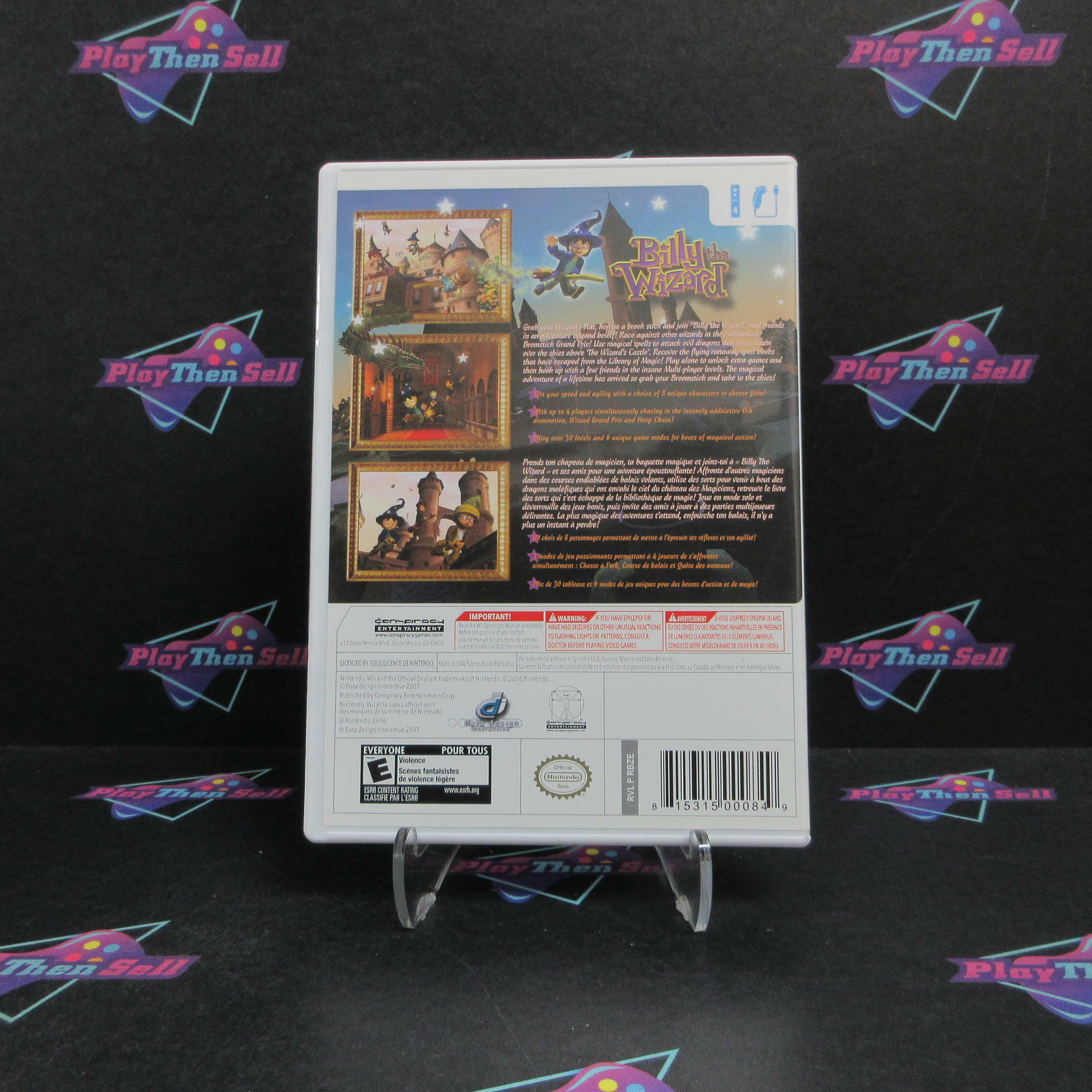 Billy the Wizard Nintendo Wii Complete - Refurbished