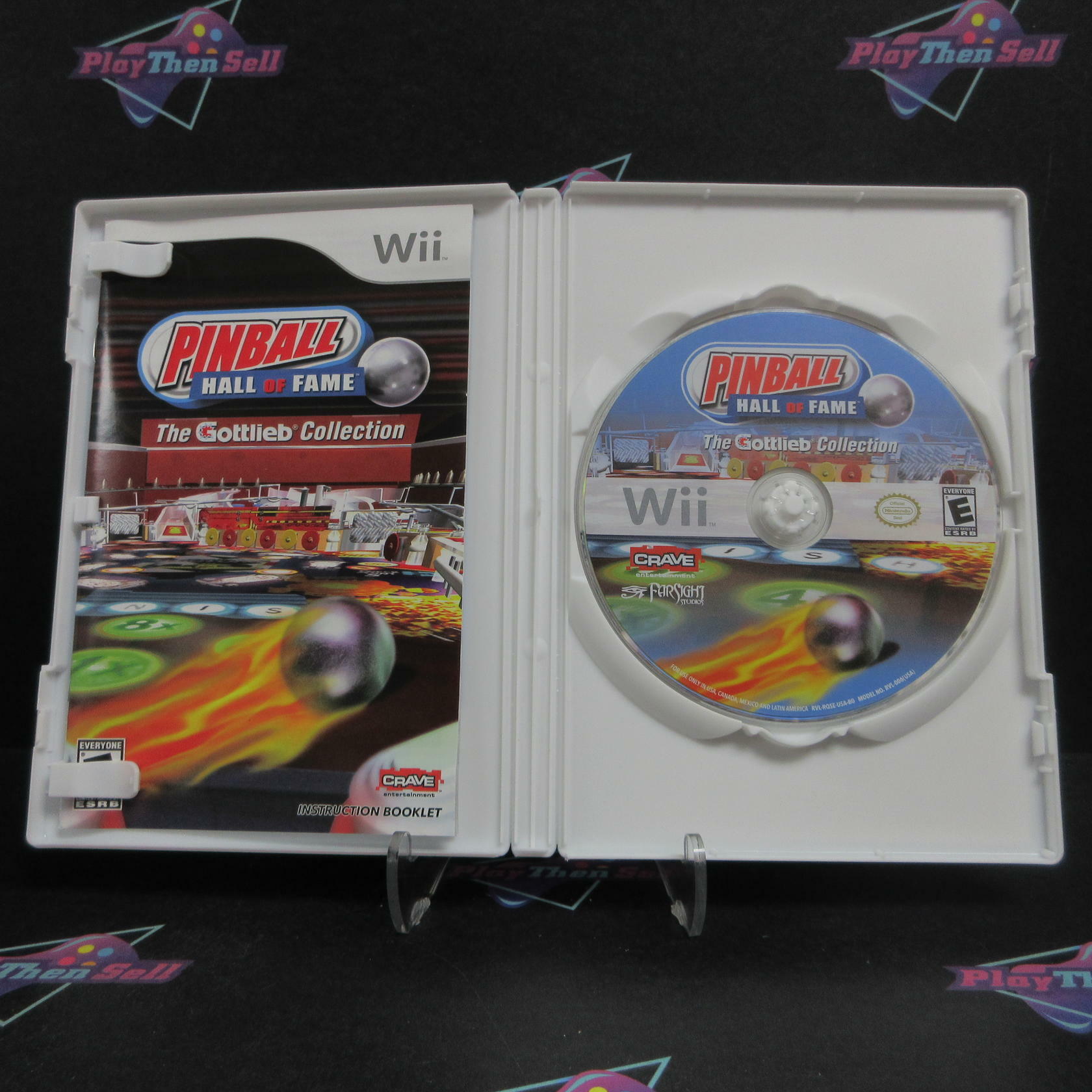 Pinball Hall of Fame The Gottlieb Collection Nintendo Wii Complete - Refurbished