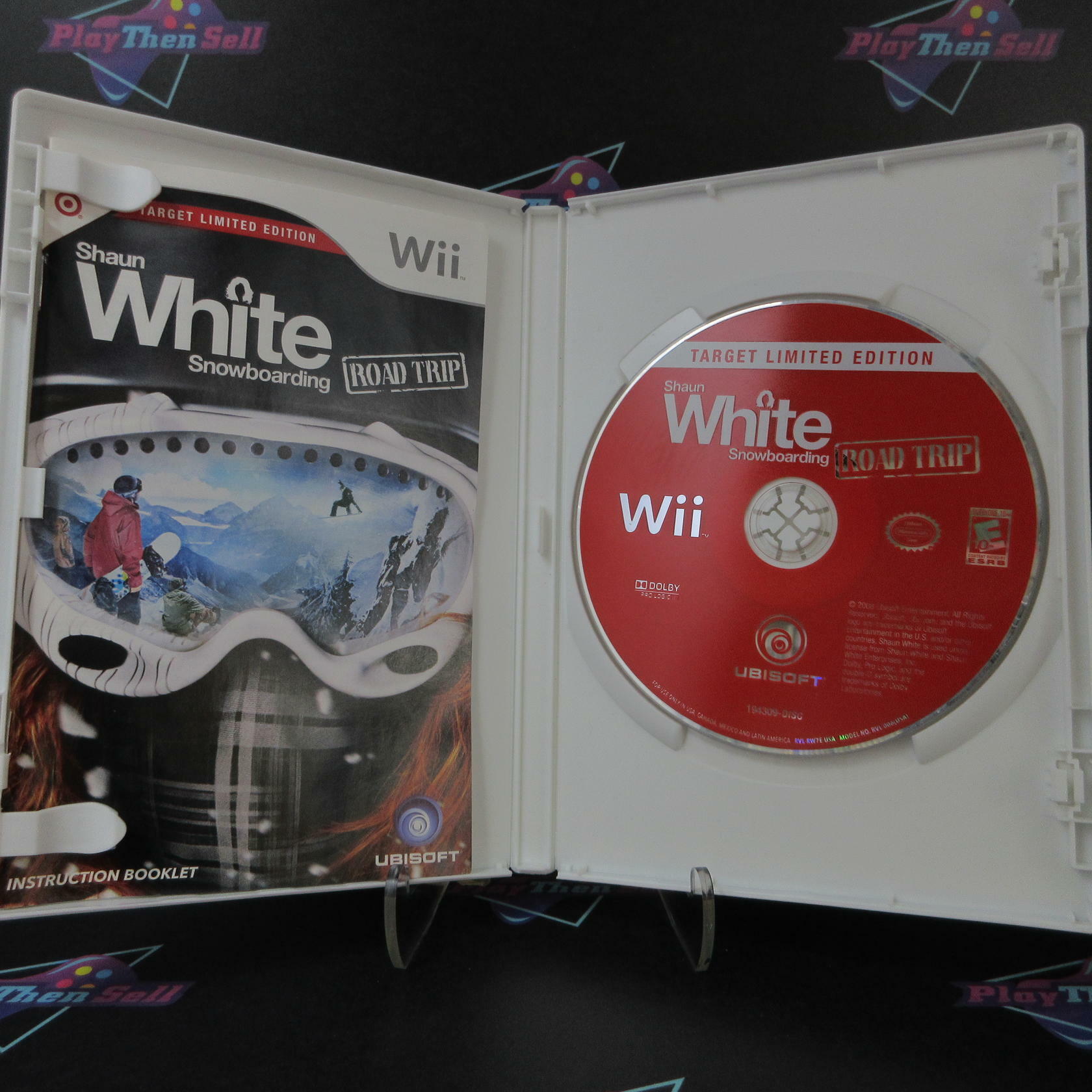 Shaun White Snowboarding Road Trip Target Edition Nintendo Wii CIB - Refurbished