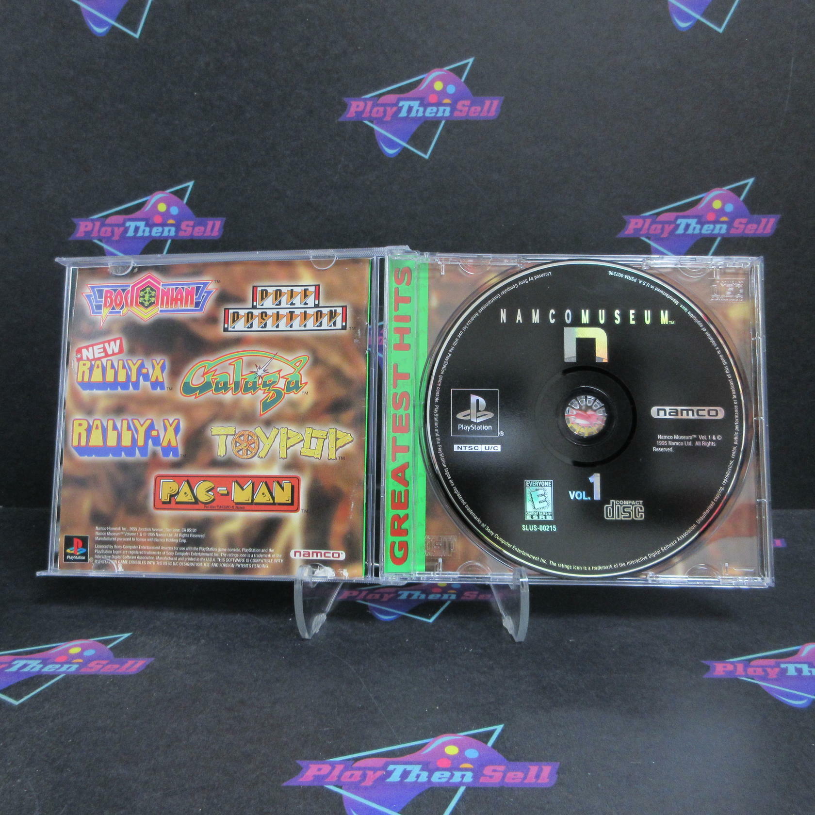 Namco Museum Vol 1 PS1 PlayStation 1 GH + Reg Card Complete - Very Good