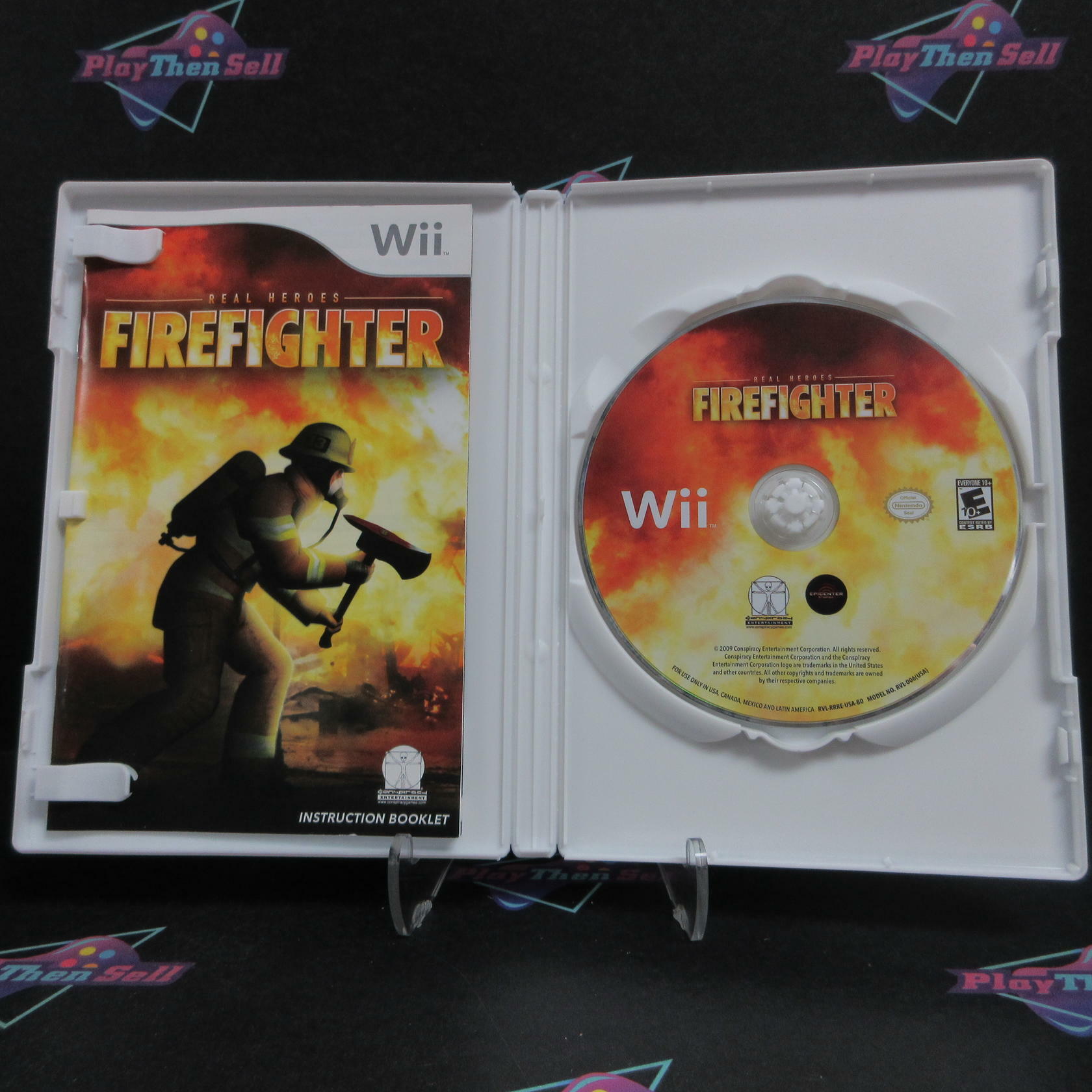 Real Heroes Firefighter Nintendo Wii Complete - Refurbished