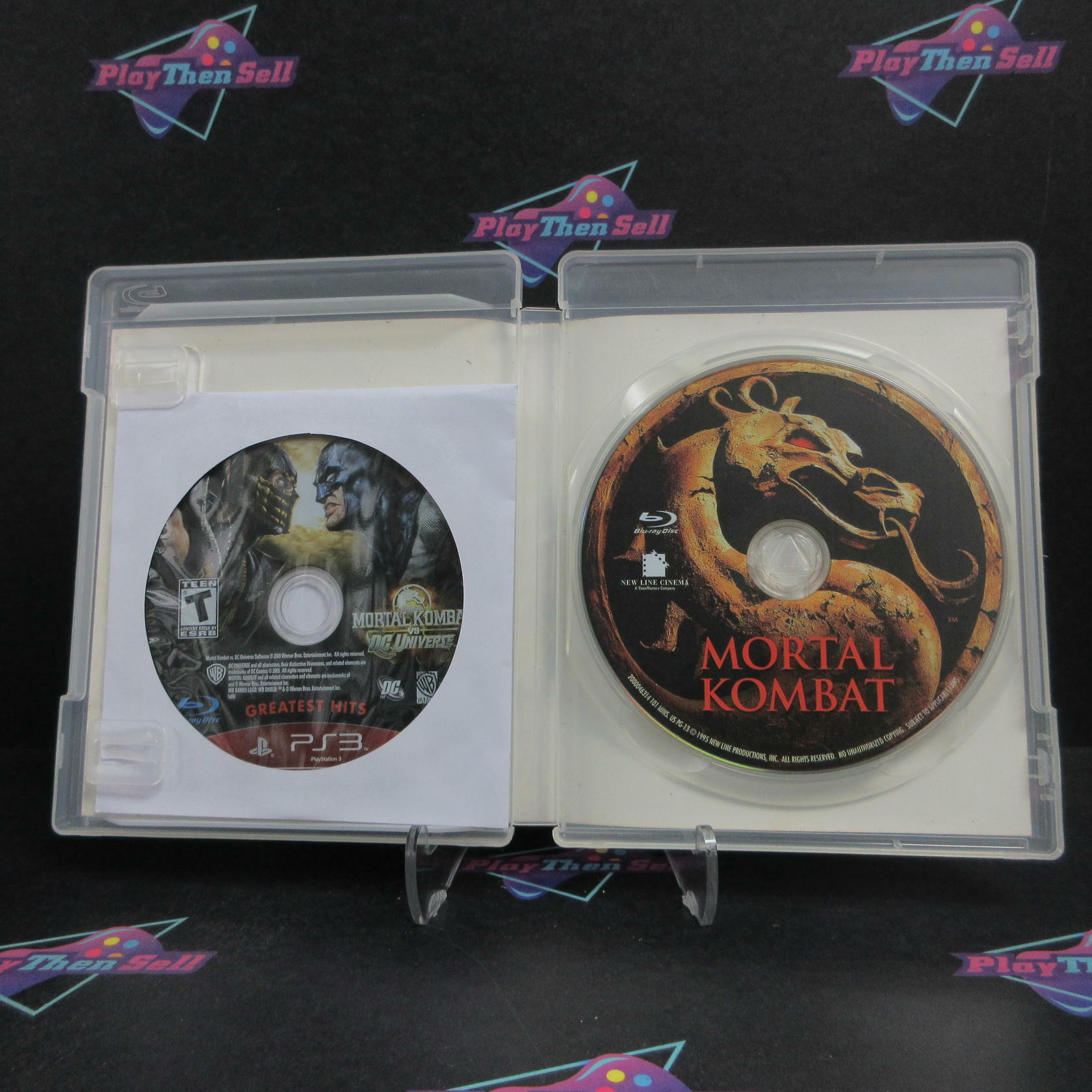 Mortal Kombat vs DC Universe Silver Shield Combo PS3 PlayStation 3 - Very Good