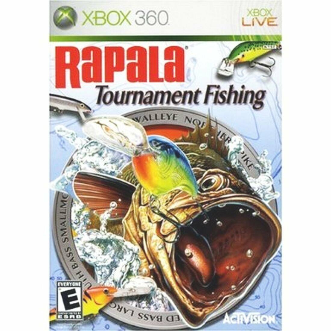 Rapala Tournament Fishing Xbox 360 + Reg Card Complete - Very Good