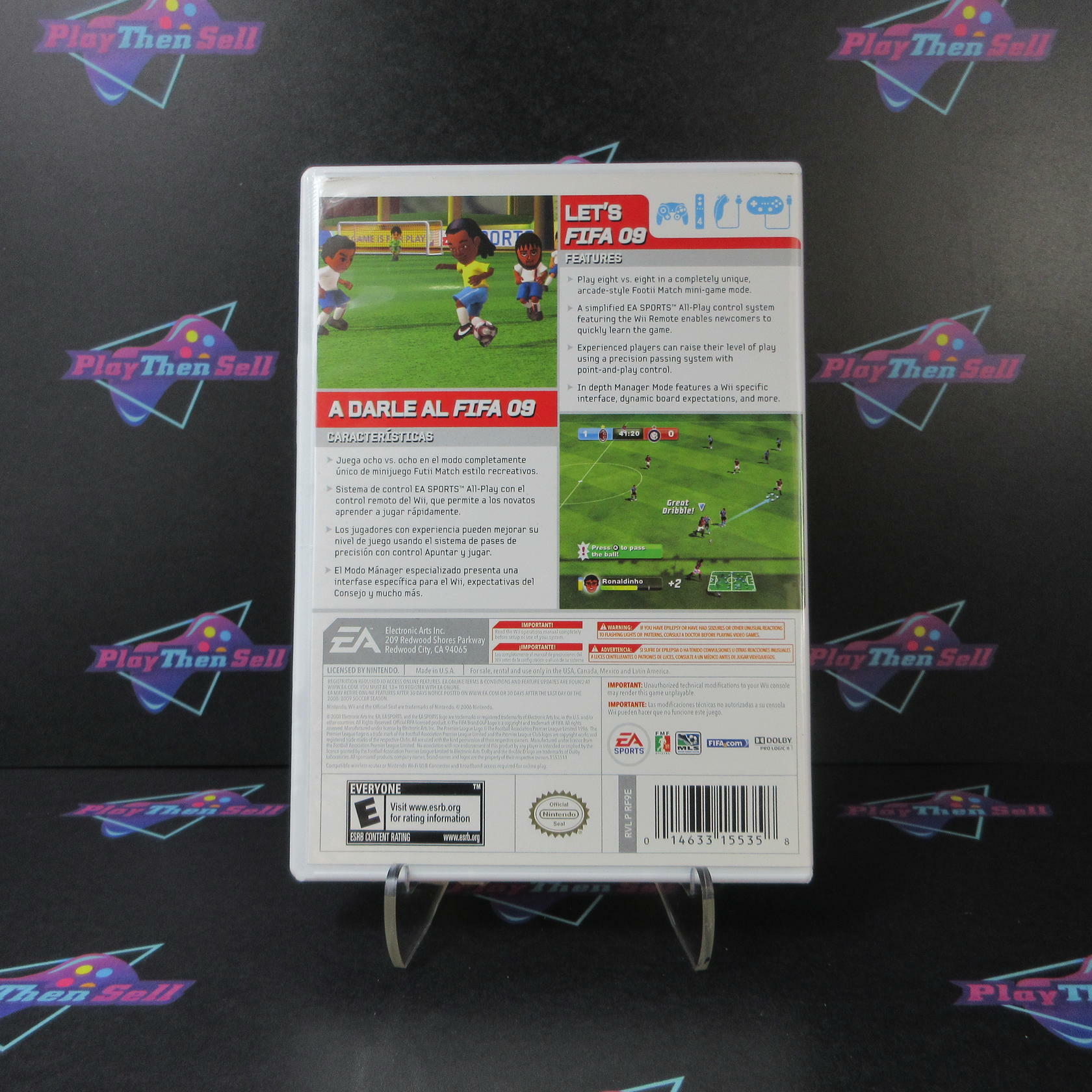 FIFA Soccer 09 All-Play Nintendo Wii Complete - Refurbished