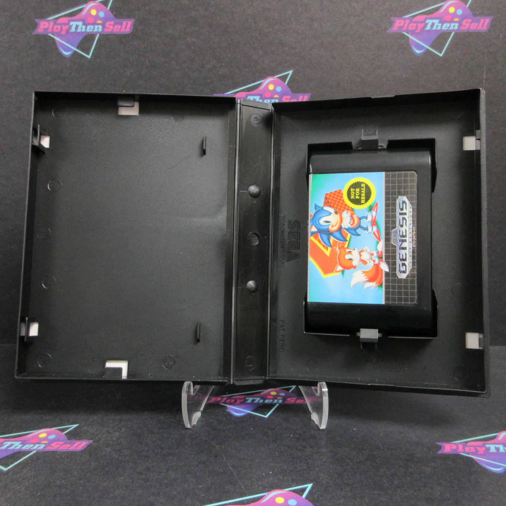 Sonic the Hedgehog 2 Not For Resale Art Sega Genesis - Very Good