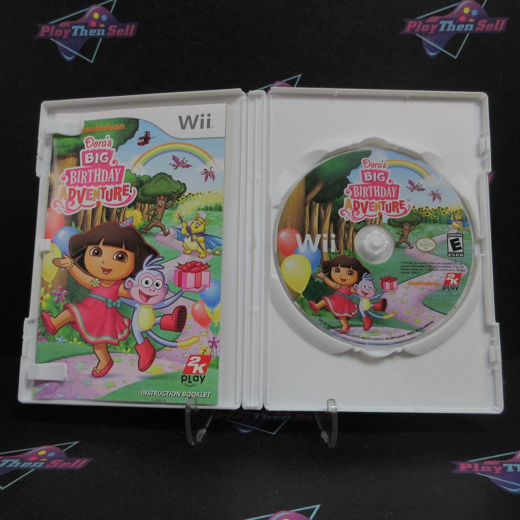 Dora the Explorer Dora's Big Birthday Adventure Nintendo Wii CIB - Refurbished