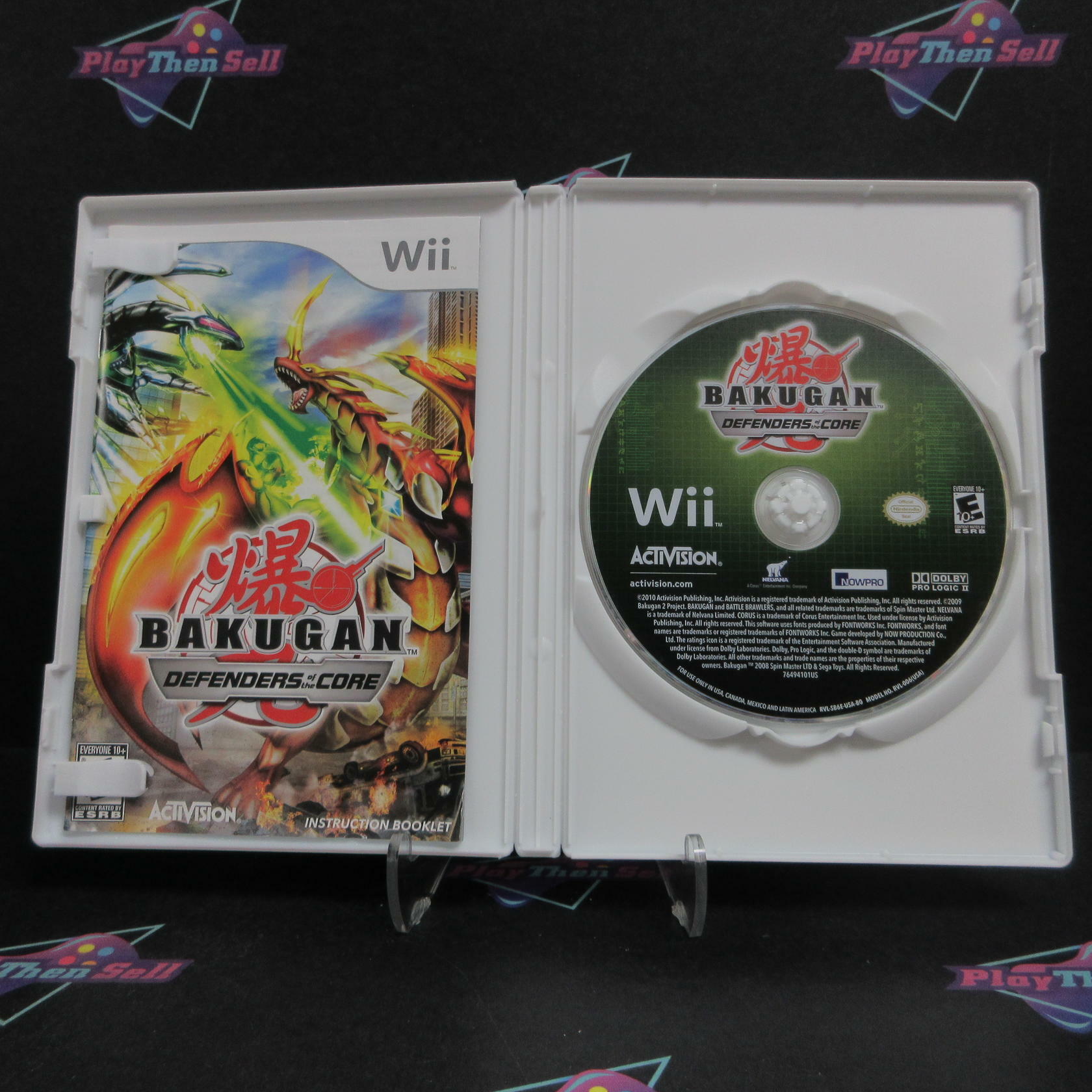 Bakugan Battle Brawlers Defenders of the Core Nintendo Wii Complete - Refurbished