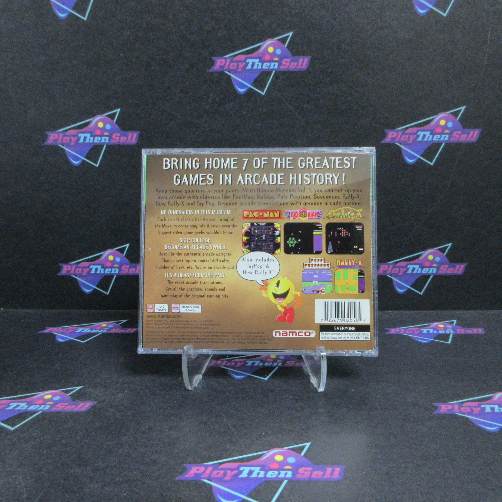 Namco Museum Vol 1 PS1 PlayStation 1 GH + Reg Card Complete - Very Good