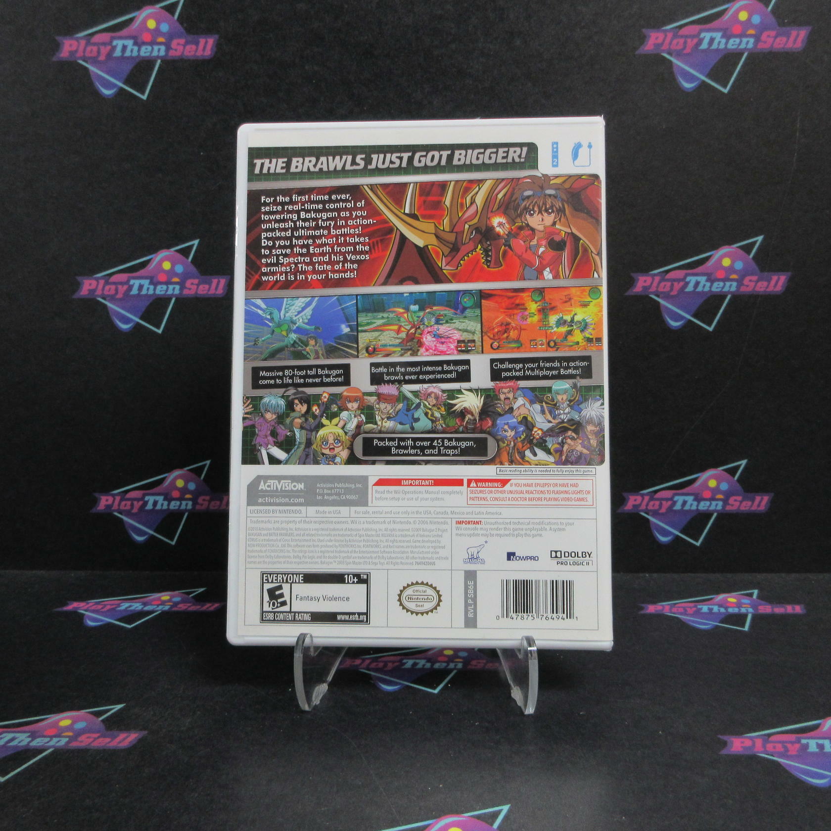 Bakugan Battle Brawlers Defenders of the Core Nintendo Wii Complete - Refurbished