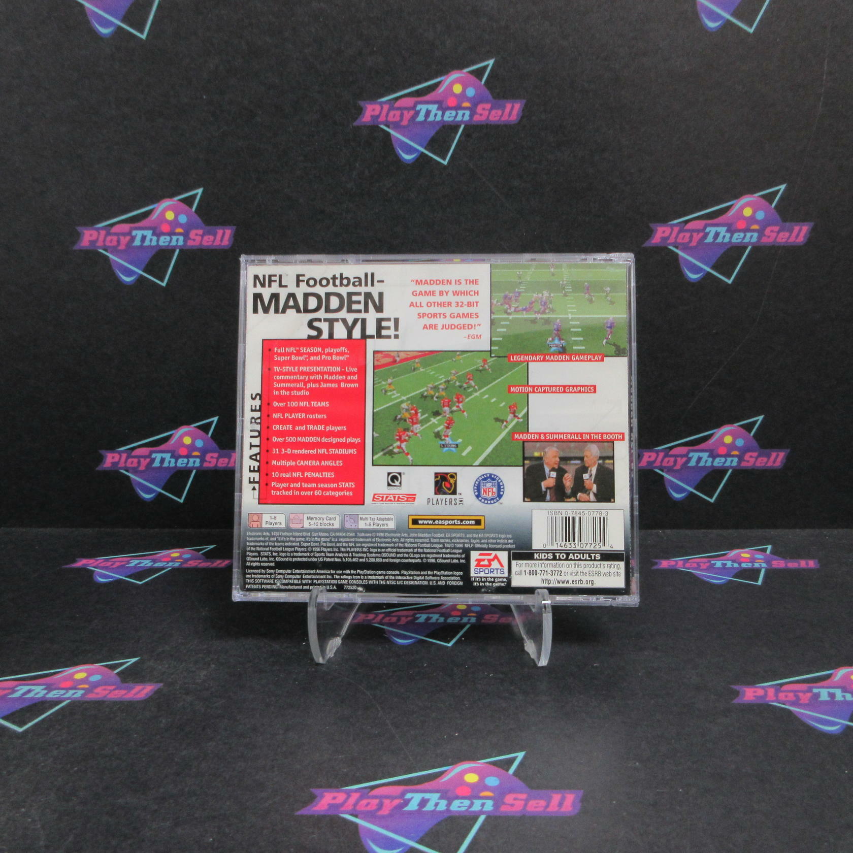 Madden NFL 97 PS1 PlayStation 1 Complete - Very Good