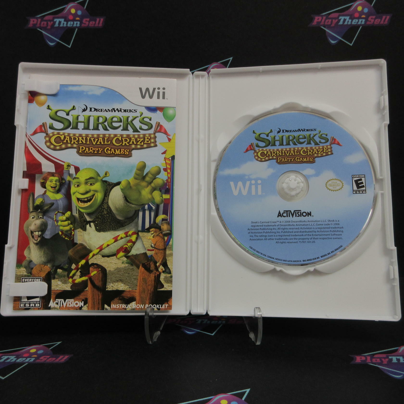 Shrek's Carnival Craze Party Games Nintendo Wii Complete - Refurbished