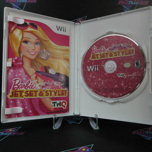 Barbie Jet, Set & Style - Nintendo Wii - Like New
