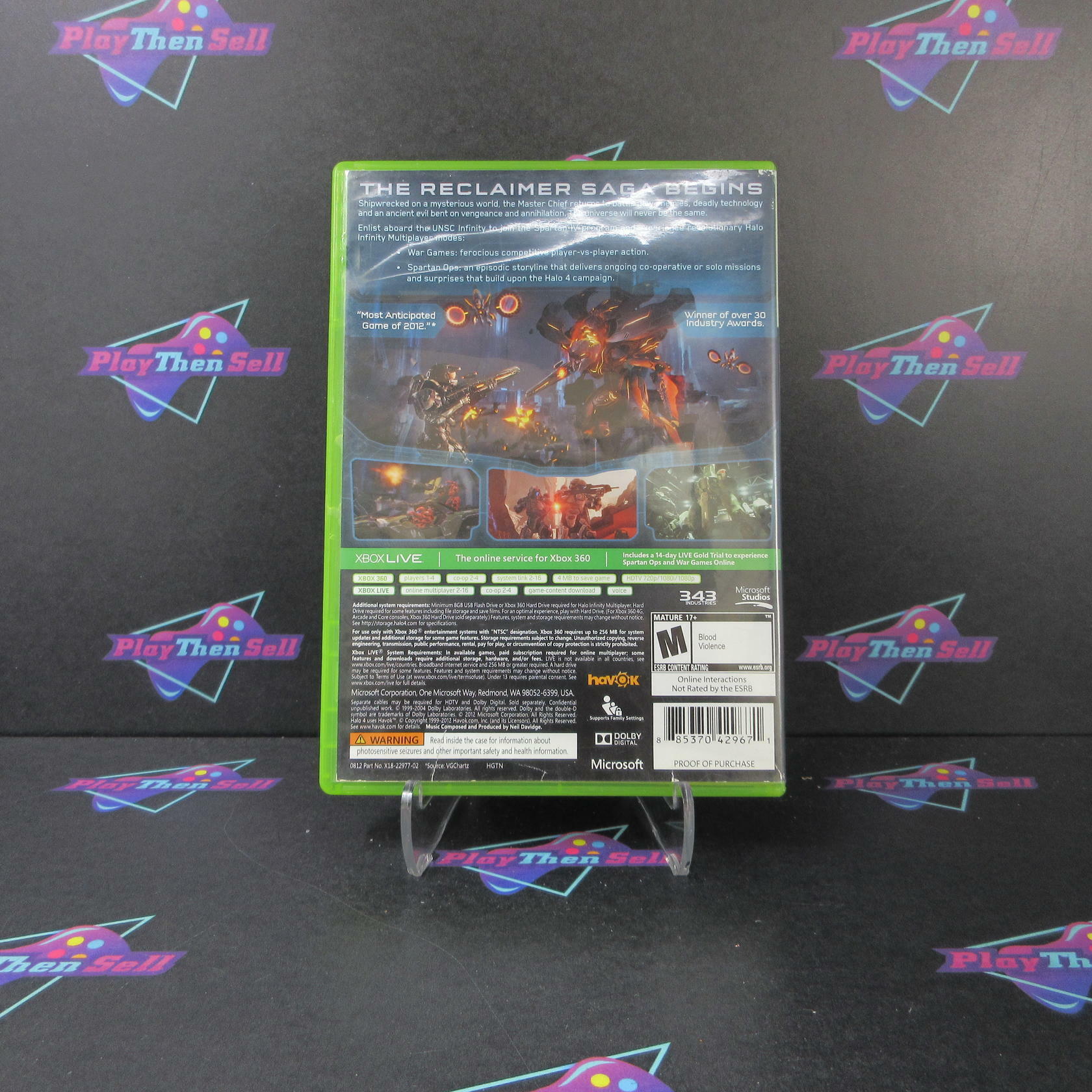 Halo 4 Xbox 360 Complete - Very Good