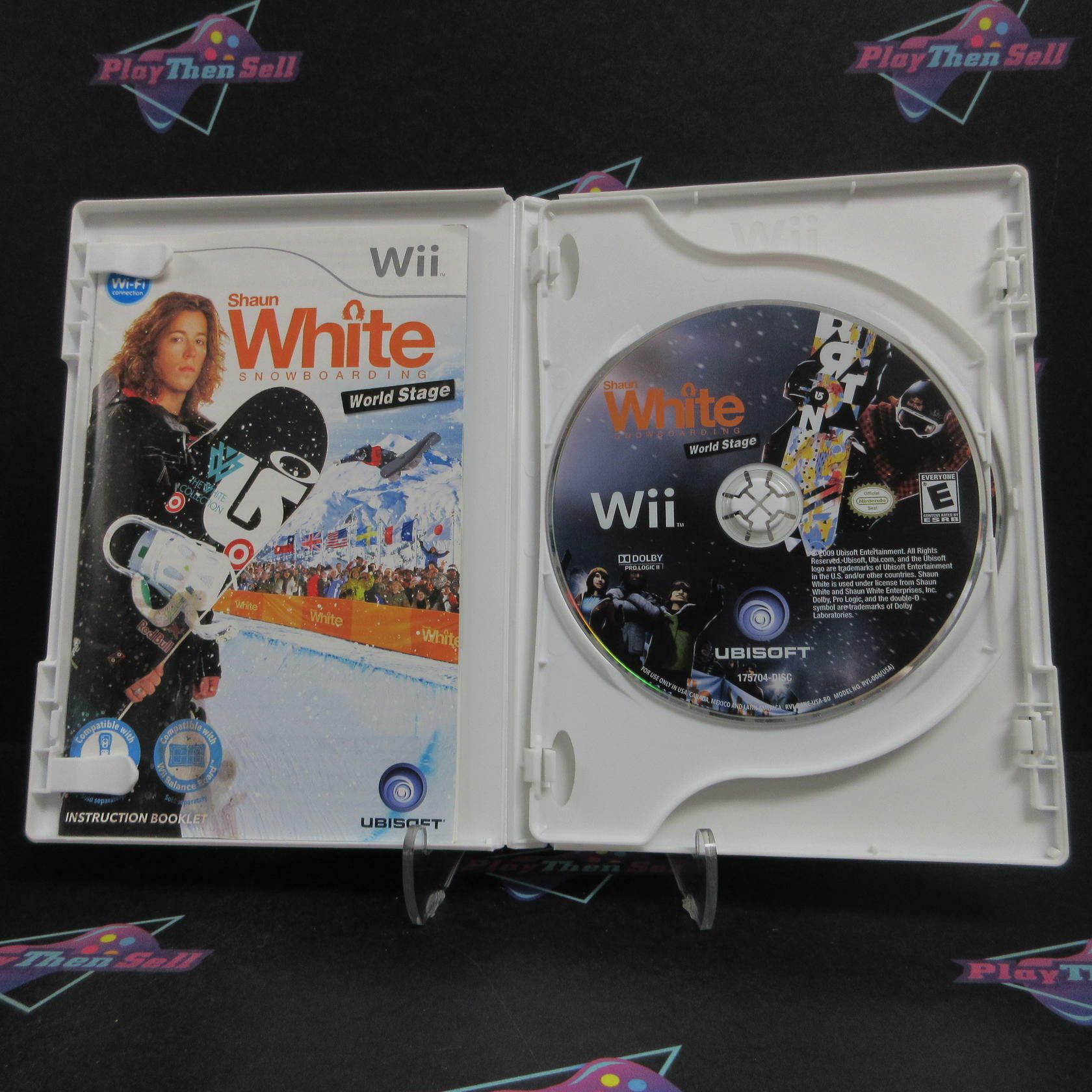 Shaun White Snowboarding World Stage Target Ed Nintendo Wii + DVD - Very Good