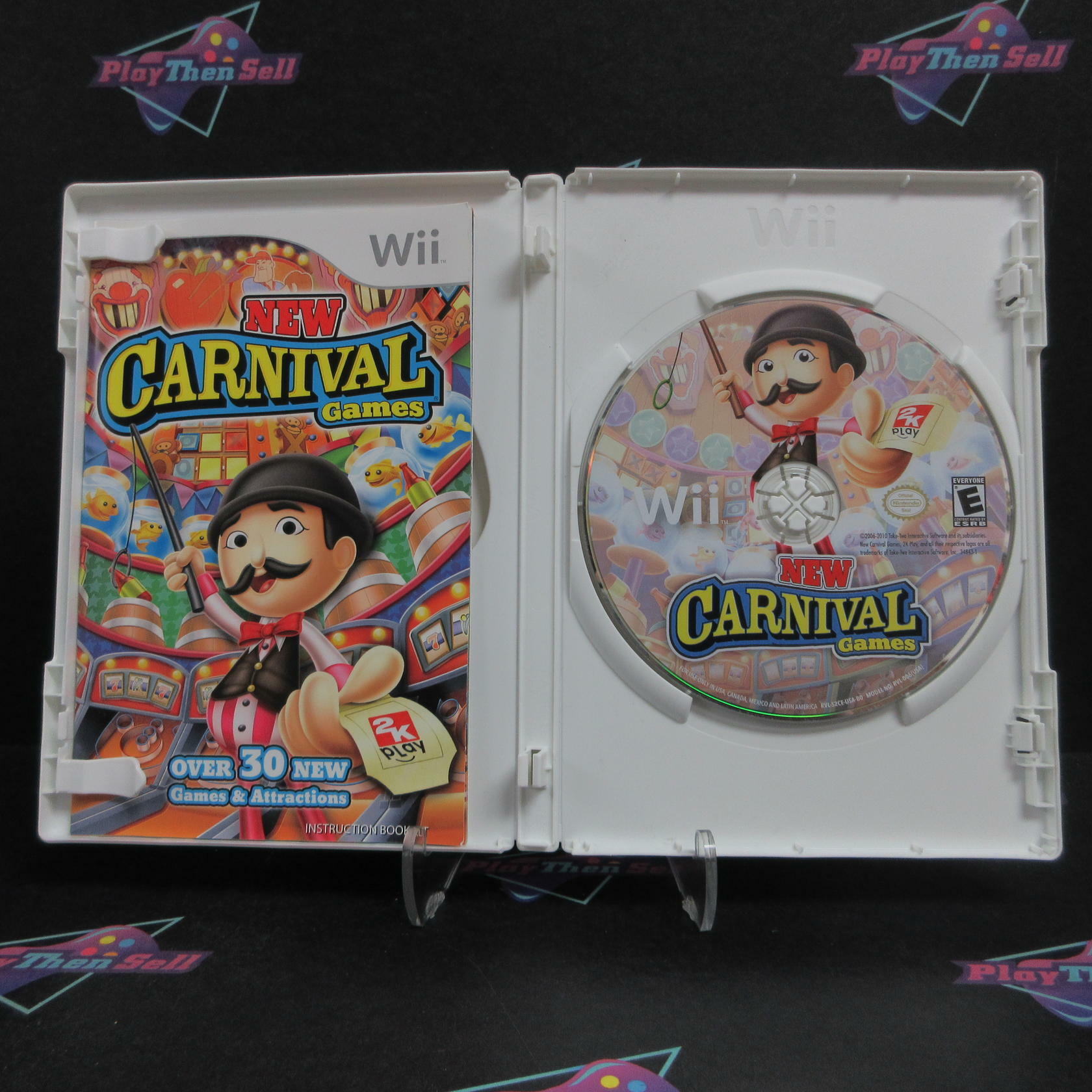 New Carnival Games Nintendo Wii Complete - Very Good