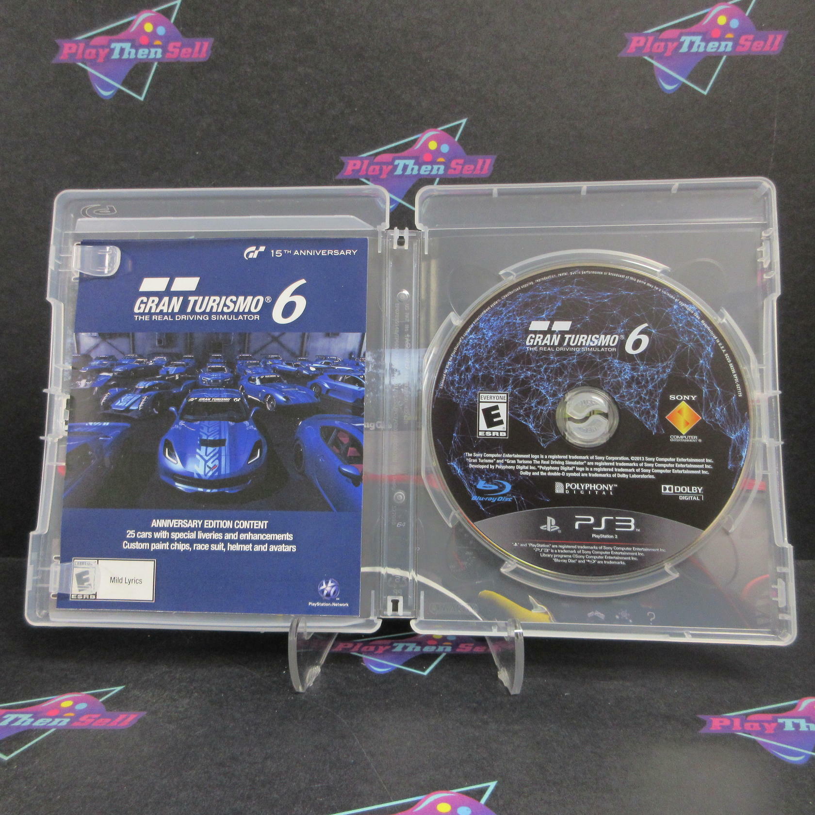 Gran Turismo 6 Anniversary Edition PS3 PlayStation 3 Complete - Excellent