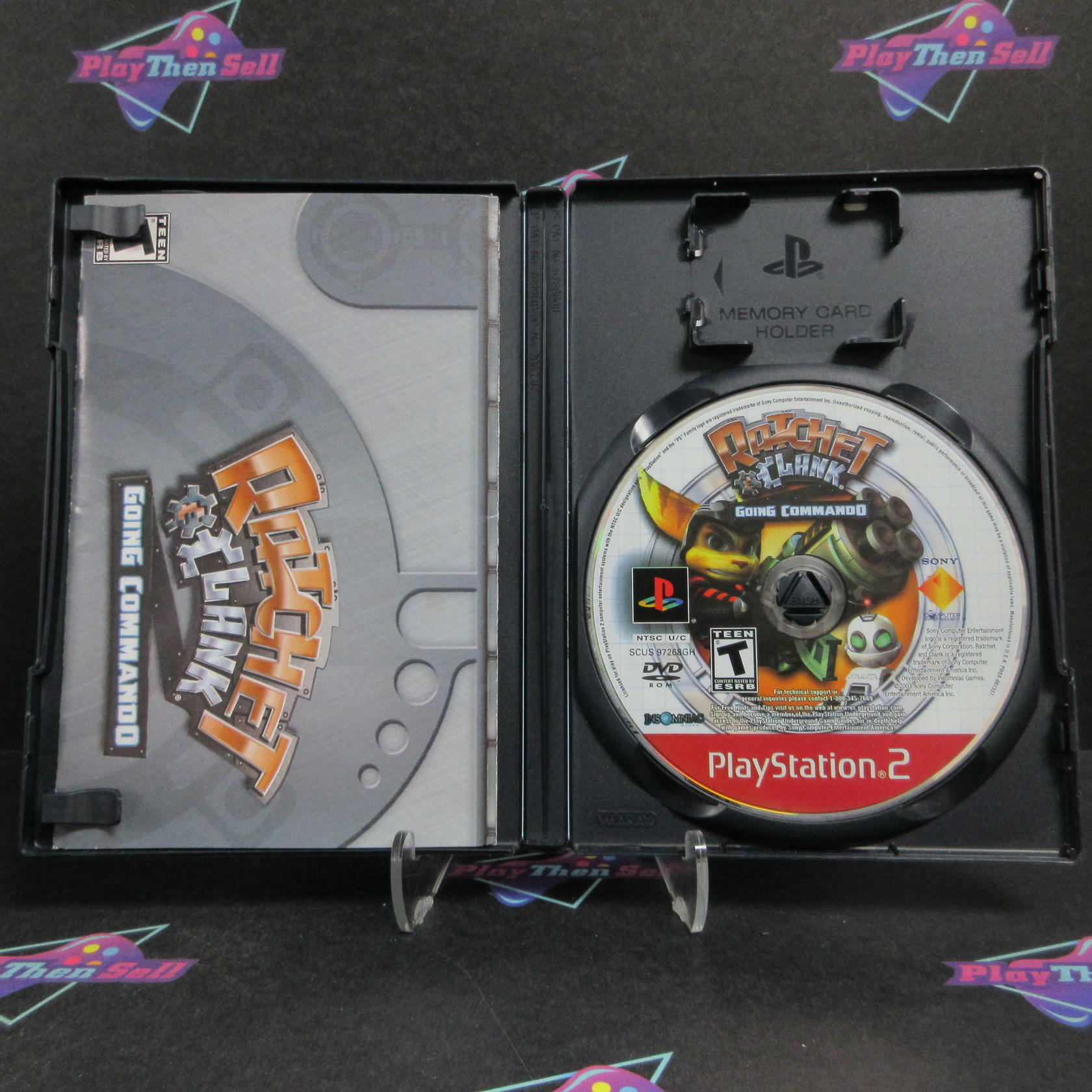 Ratchet & Clank Going Commando PS2 PlayStation 2 GH Complete - Very Good
