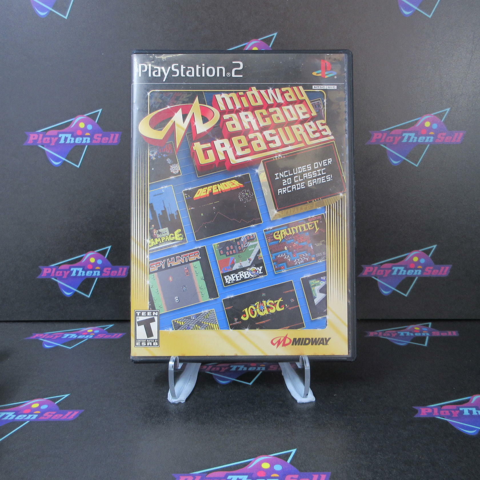 Midway Arcade Treasures PS2 PlayStation 2 + Reg Card Complete - Very Good