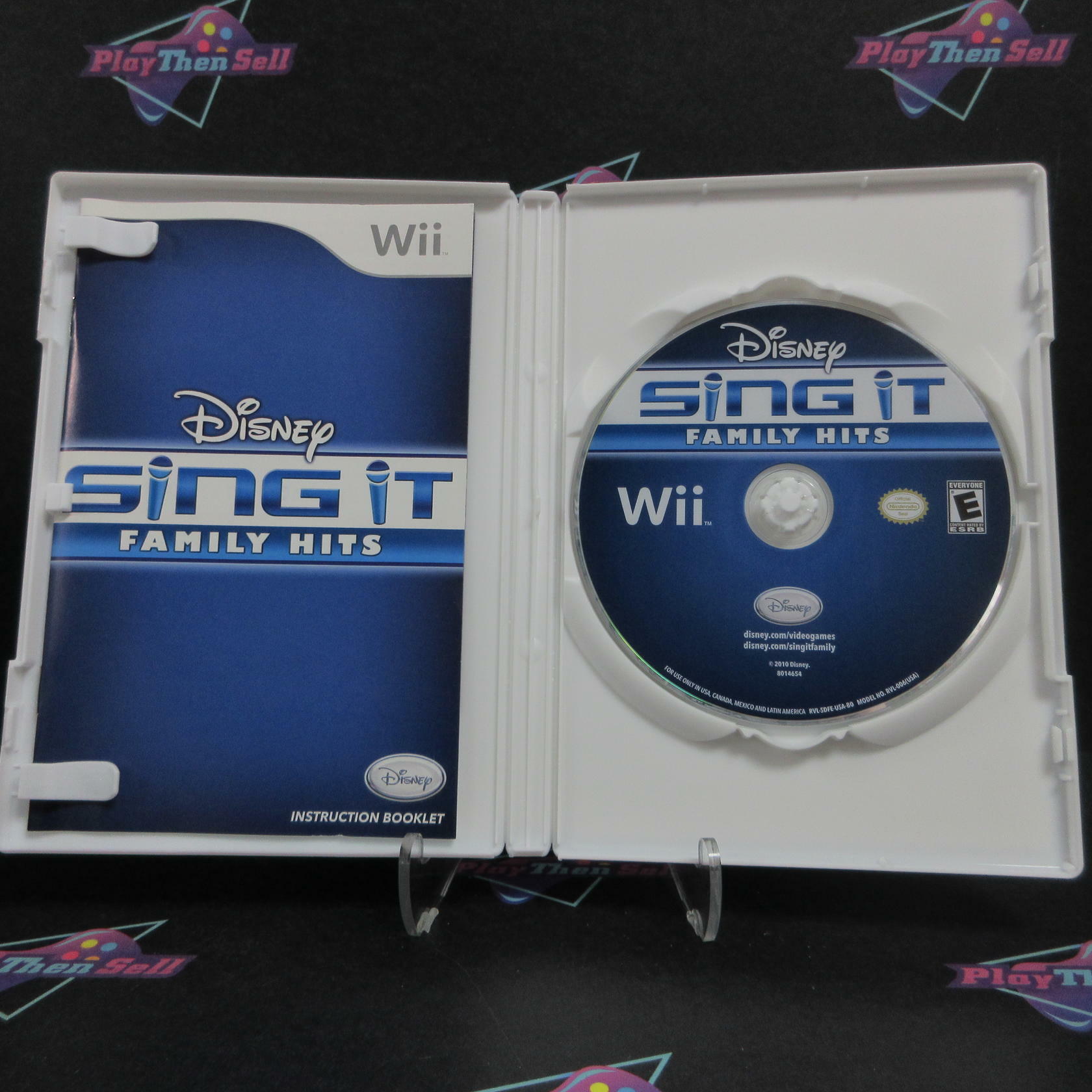 Disney Sing It Family Hits Nintendo Wii - Like New