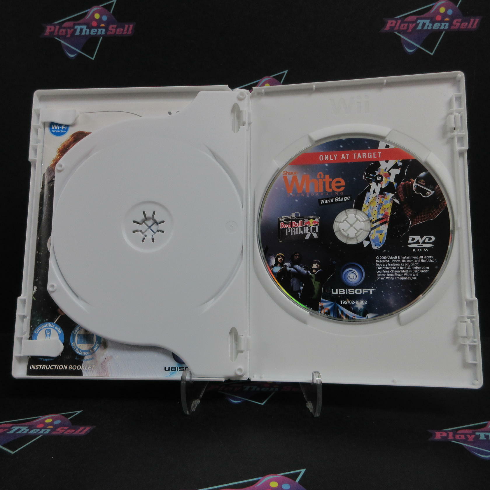 Shaun White Snowboarding World Stage Target Ed Nintendo Wii + DVD - Very Good