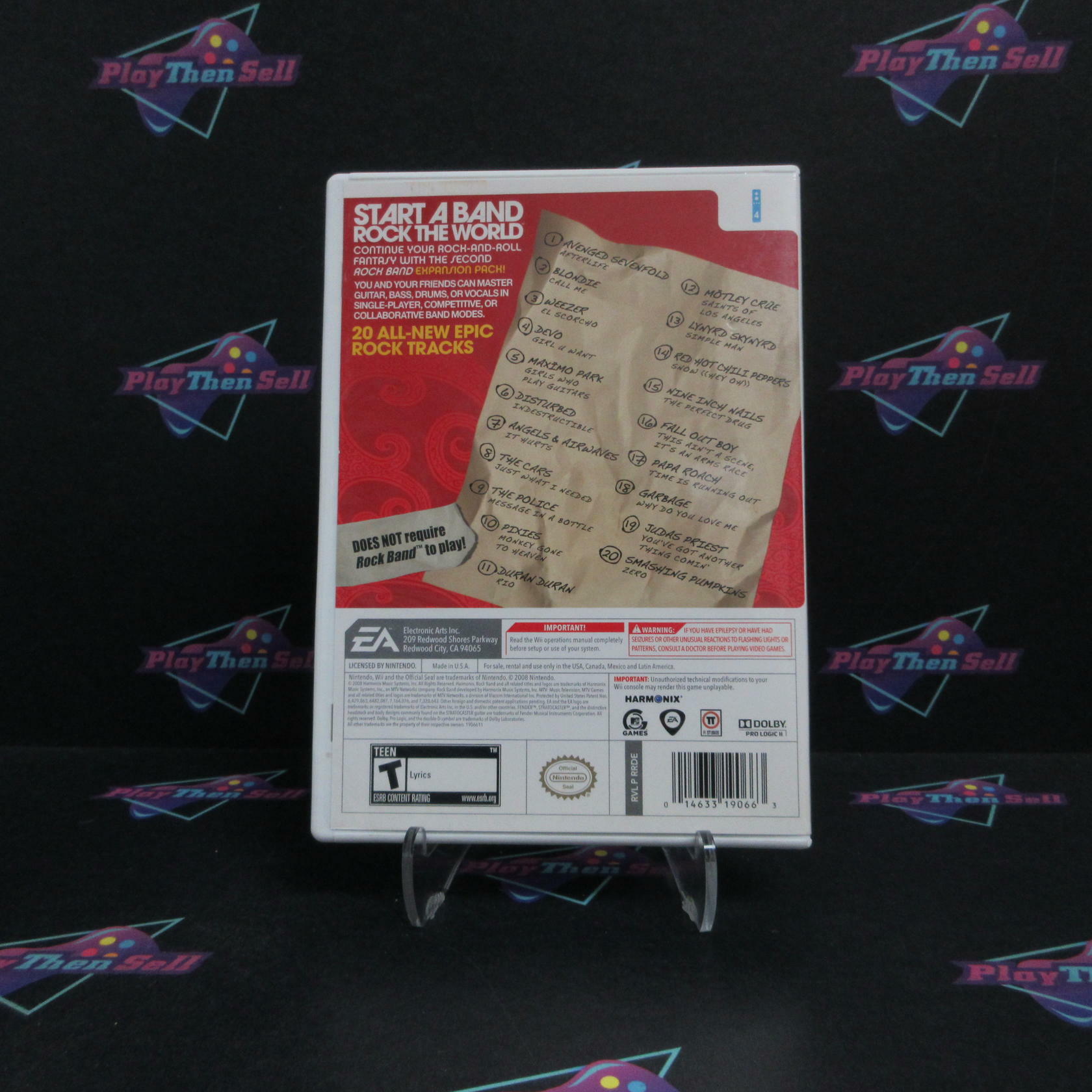 Rock Band Track Pack: Vol. 2 Nintendo Wii - Very Good