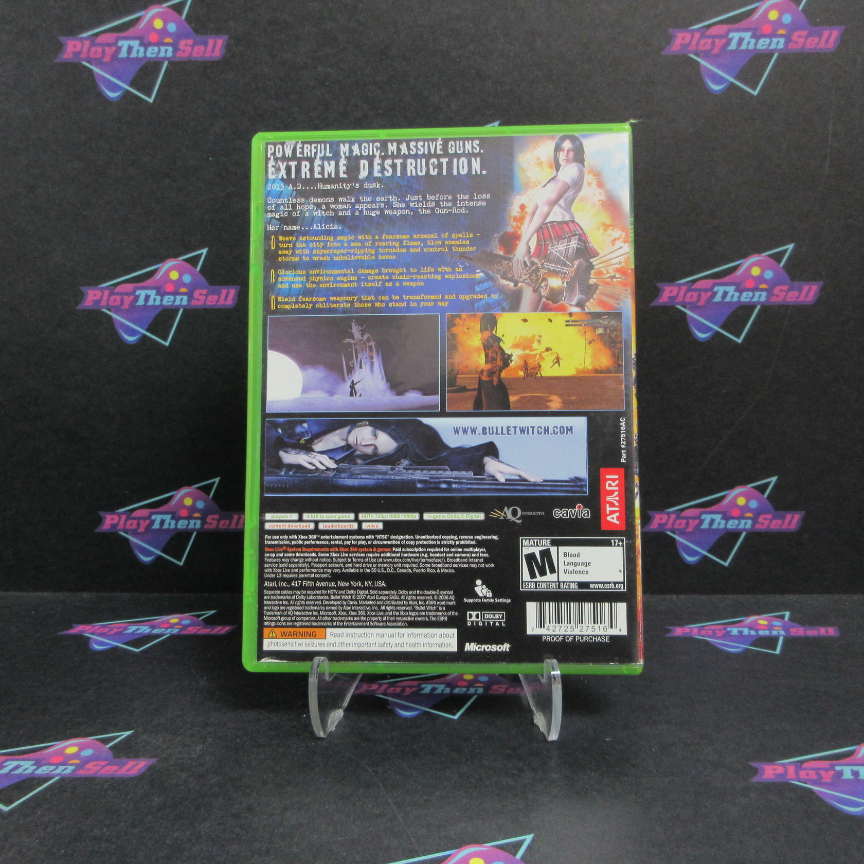 Bullet Witch Xbox 360 Complete - Very Good