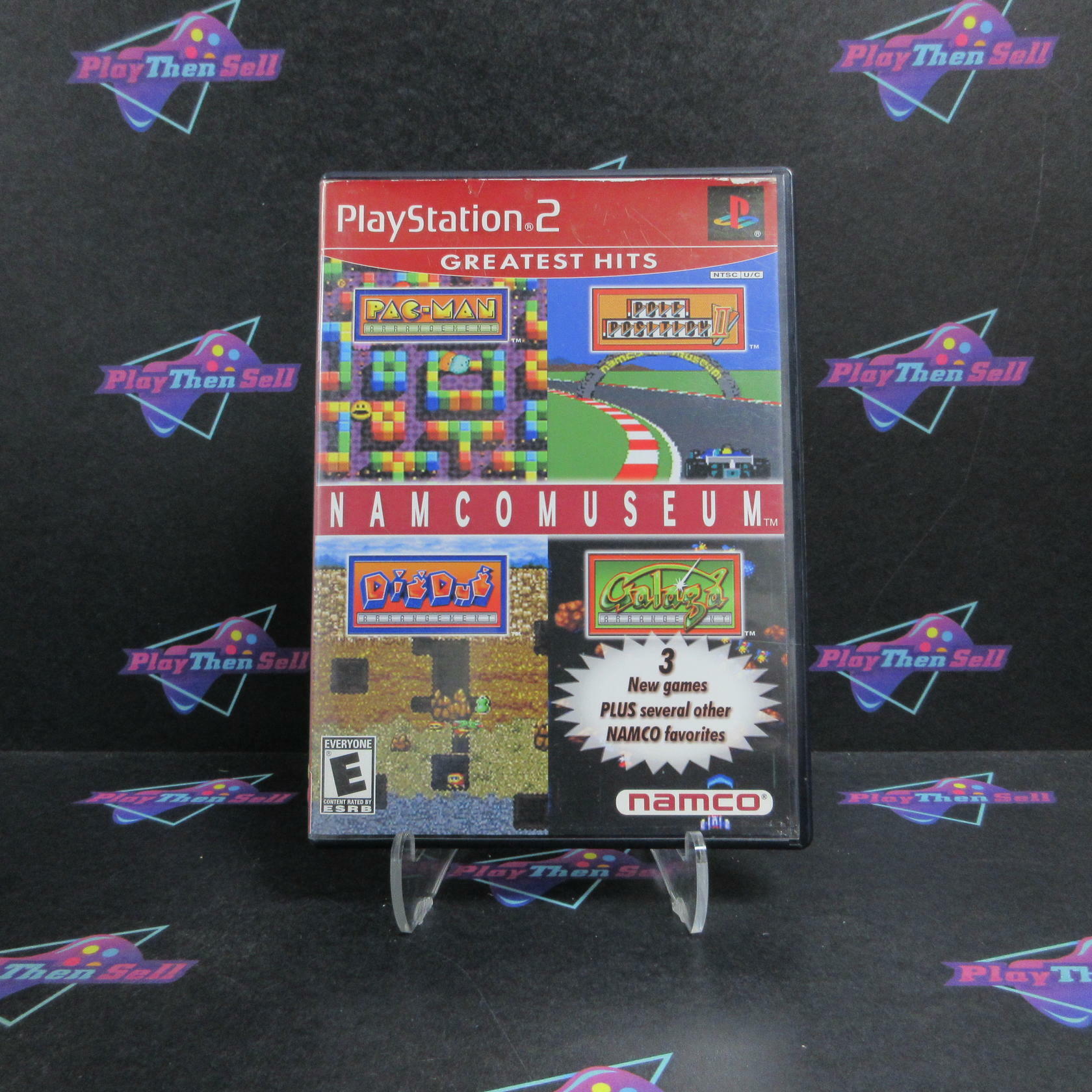 Namco Museum PS2 PlayStation 2 GH + Reg Card Complete - Very Good