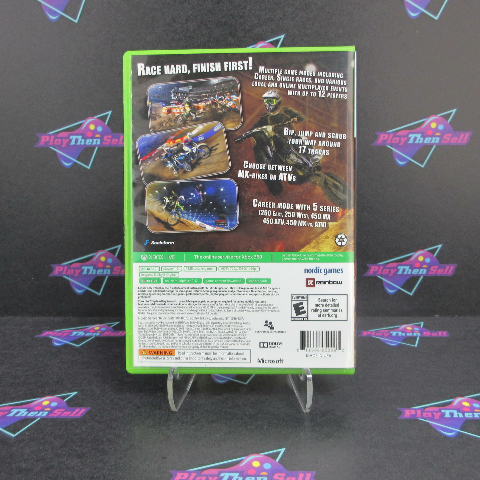 Mx vs. ATV Supercross Xbox 360 Complete - Excellent