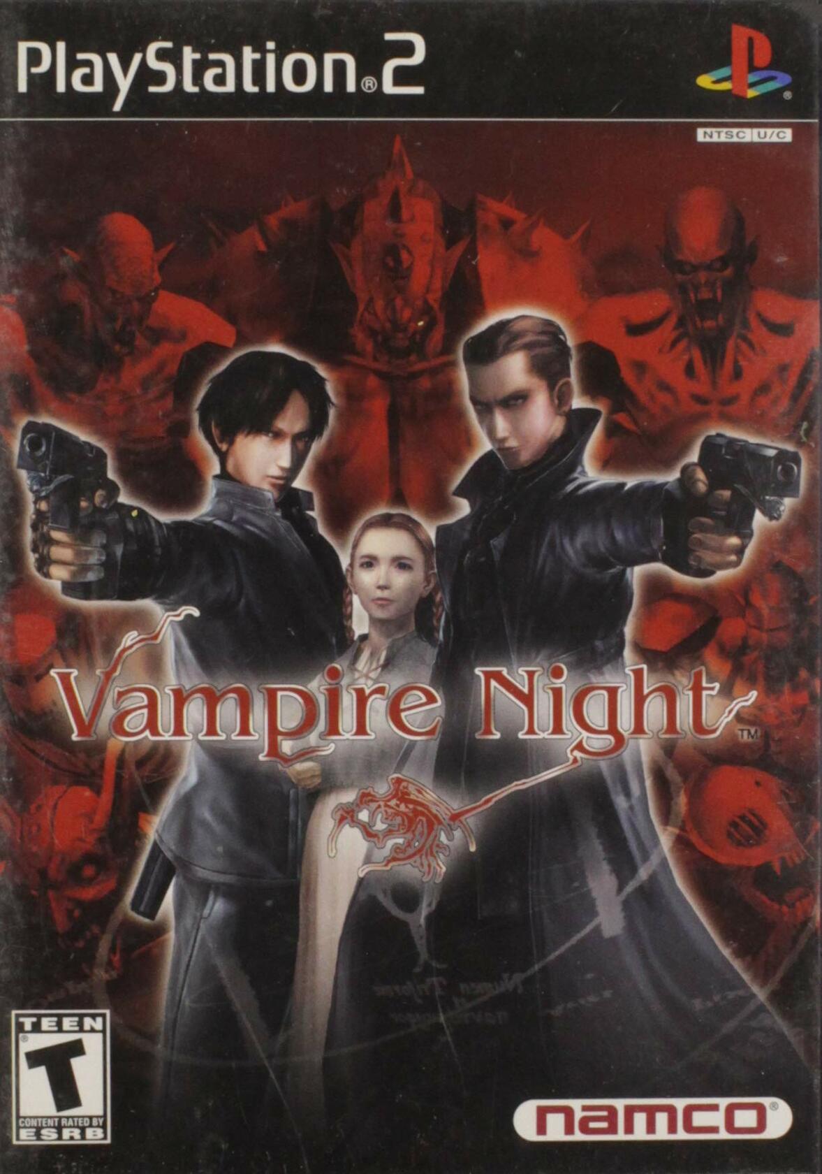 Vampire Night PS2 PlayStation 2 + Reg Card Complete - Excellent