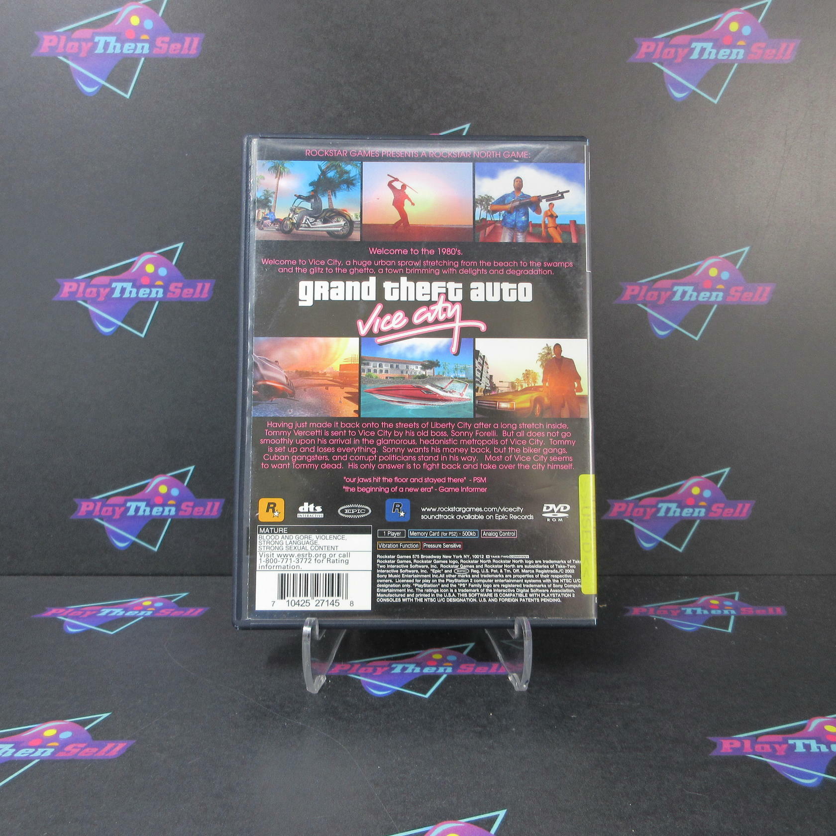 Grand Theft Auto Vice City PS2 PlayStation 2 Complete - Very Good
