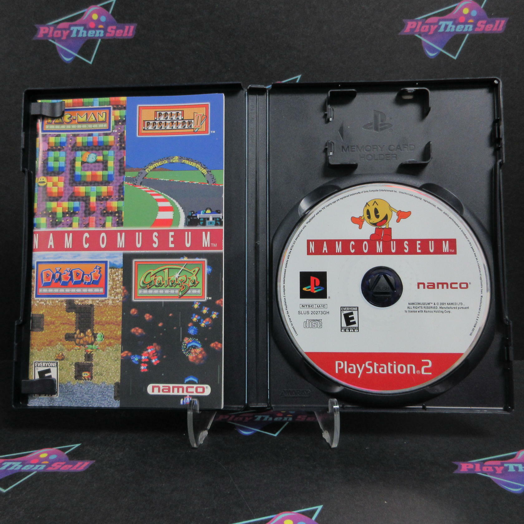 Namco Museum PS2 PlayStation 2 GH + Reg Card Complete - Very Good