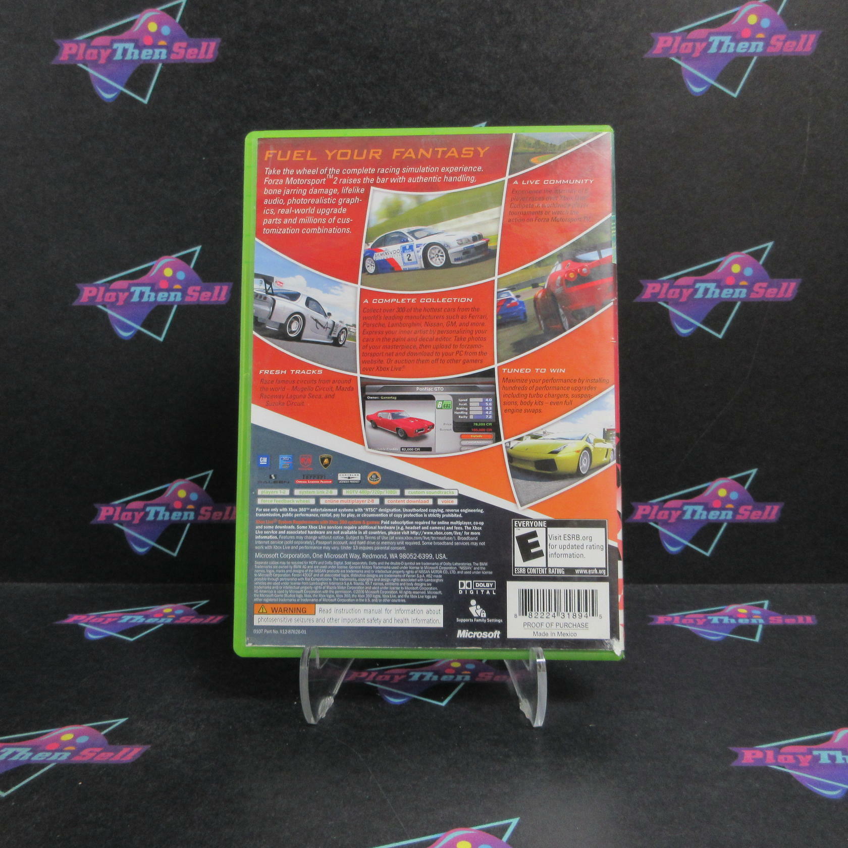 Forza Motorsport 2 Xbox 360 Complete - Very Good