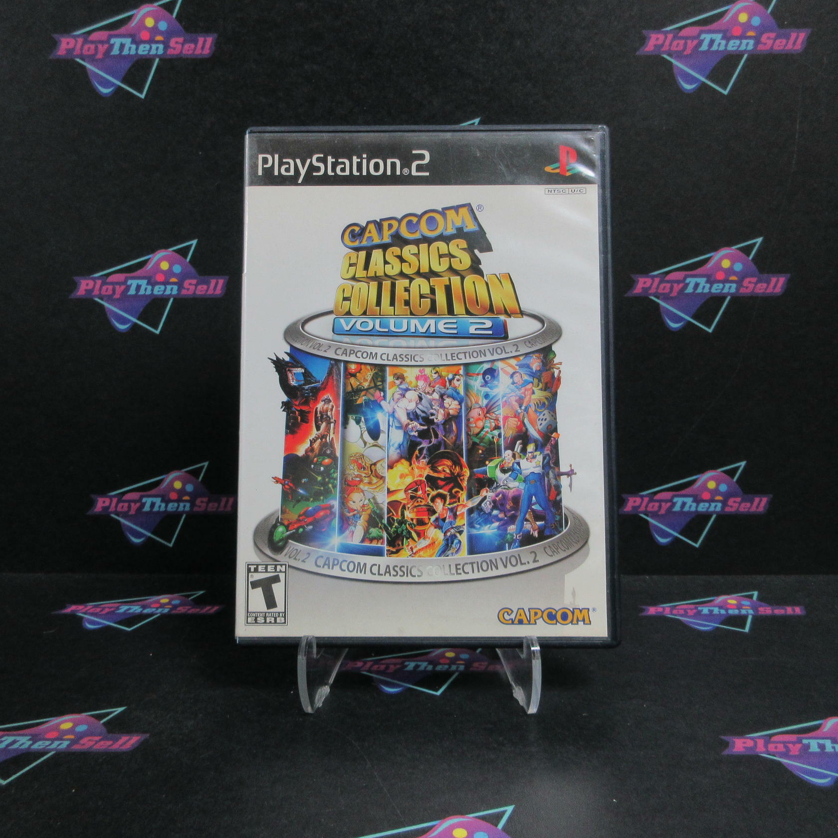 Capcom Classics Collection Volume 2 PS2 PlayStation 2 Complete - Very Good