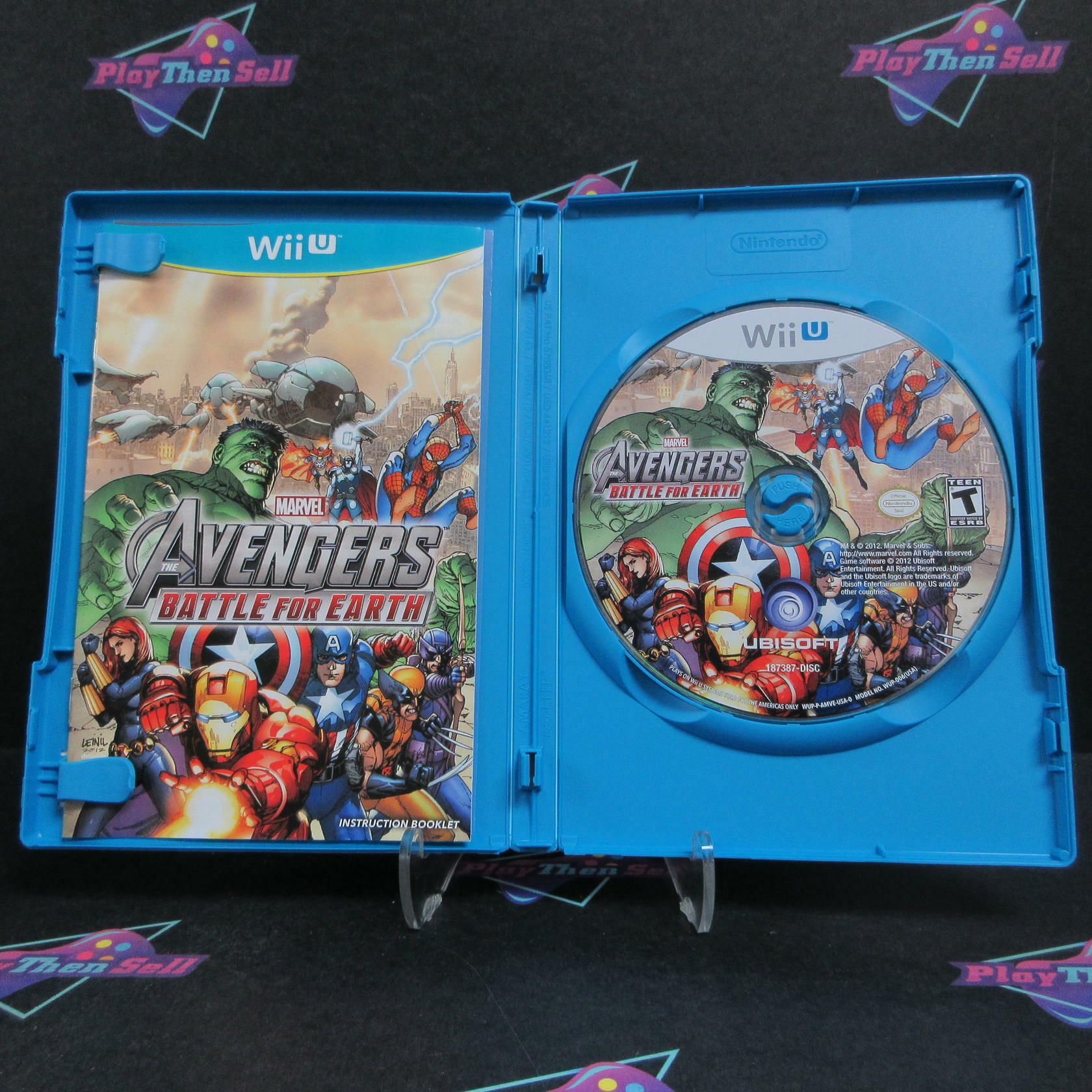 Marvel Avengers Battle For Earth Nintendo Wii U Complete - Very Good