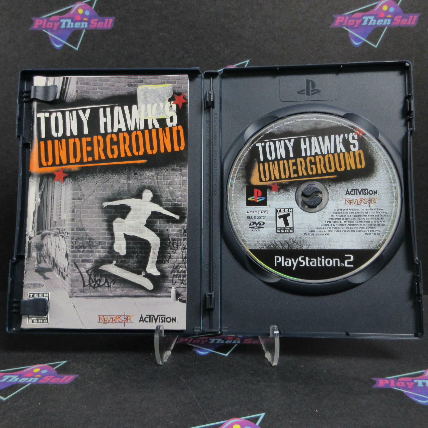 Tony Hawk's Underground PS2 PlayStation 2 Complete - Very Good