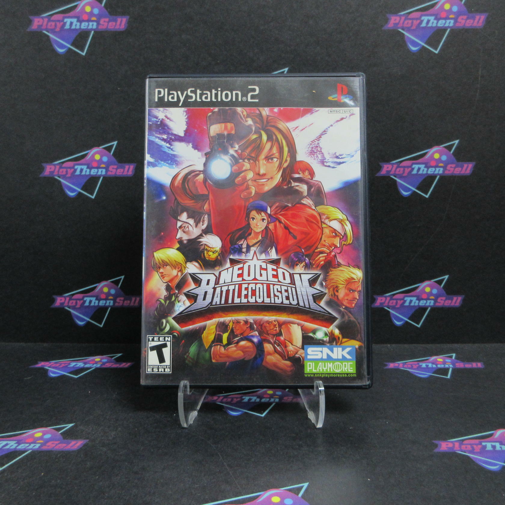 NeoGeo Battle Coliseum PS2 PlayStation 2 Complete - Very Good