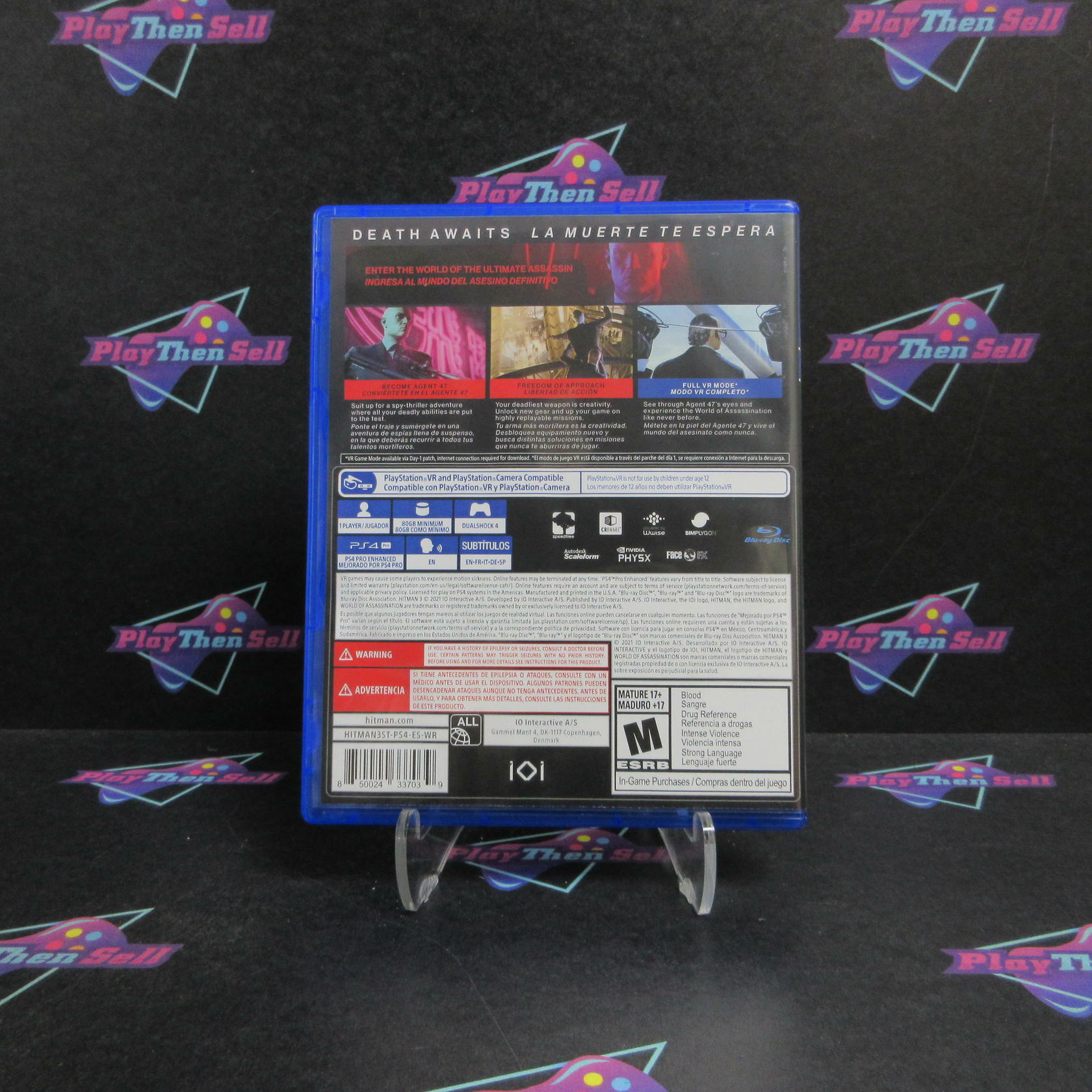 Hitman 3 PS4 PlayStation 4 Complete - Refurbished