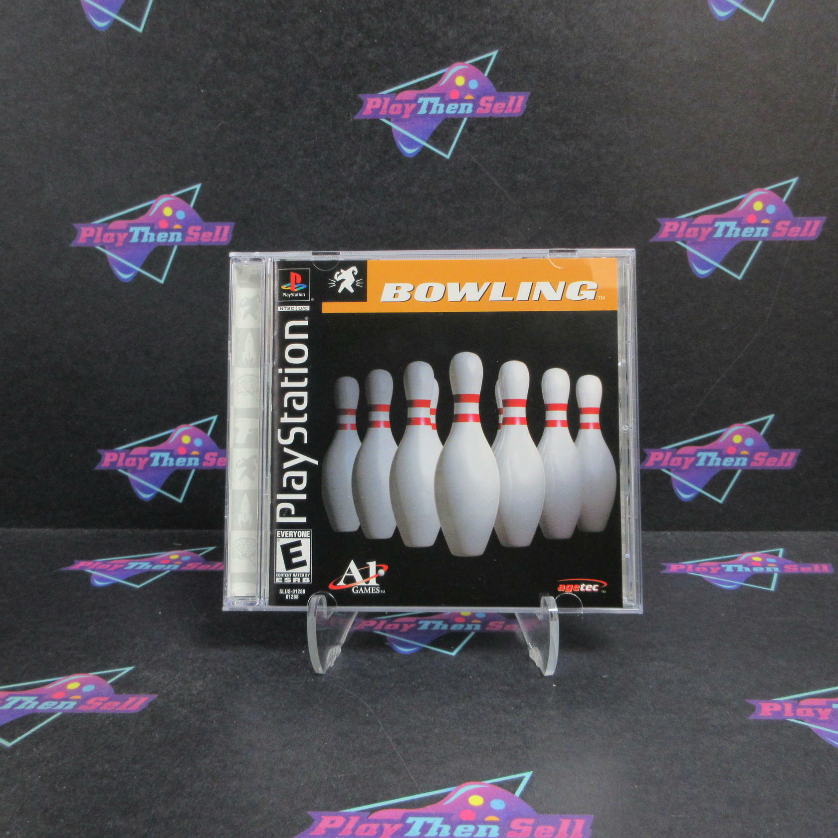 Bowling PS1 PlayStation 1 + Reg Card Complete - Refurbished