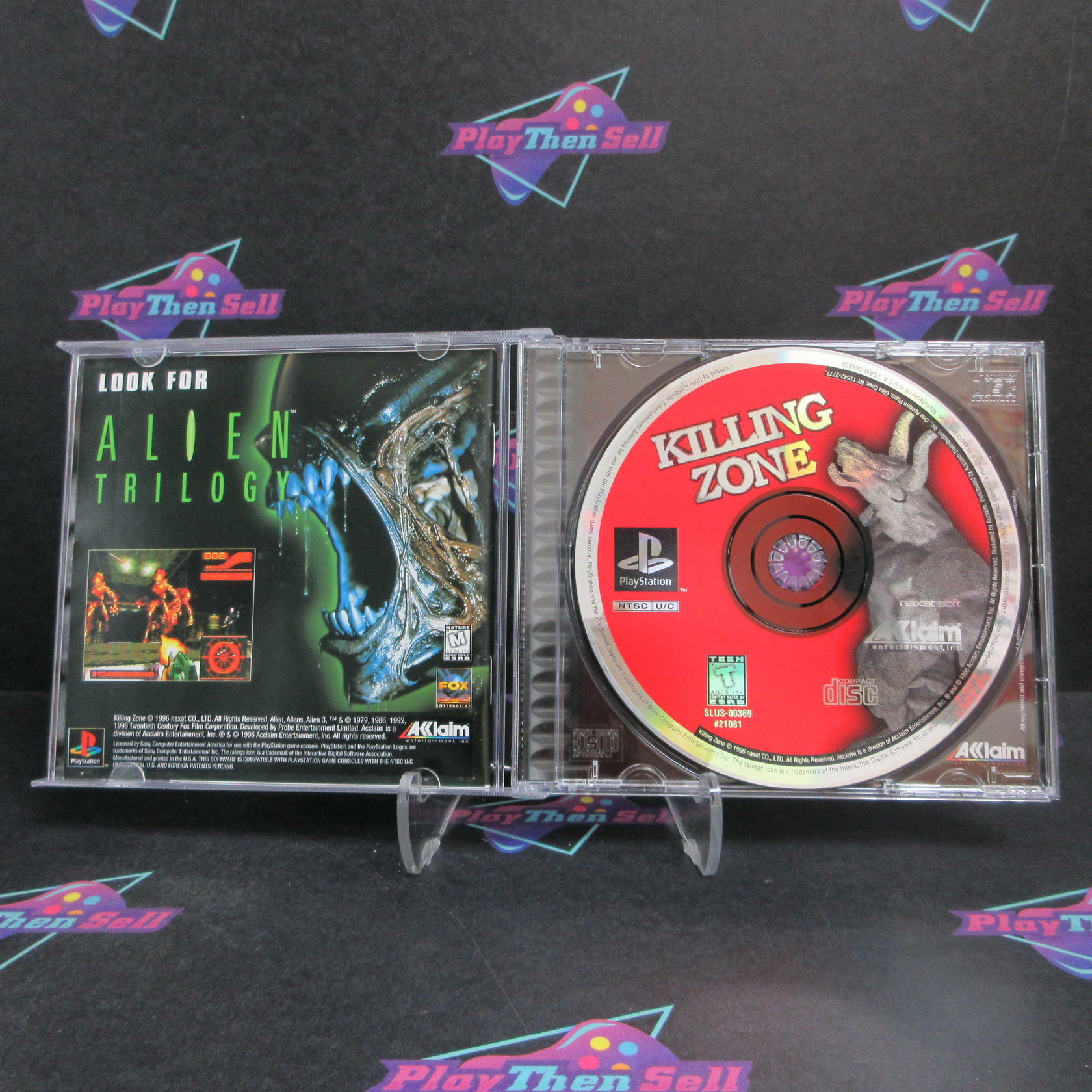 Killing Zone PS1 PlayStation 1 + Reg Card Complete - Excellent