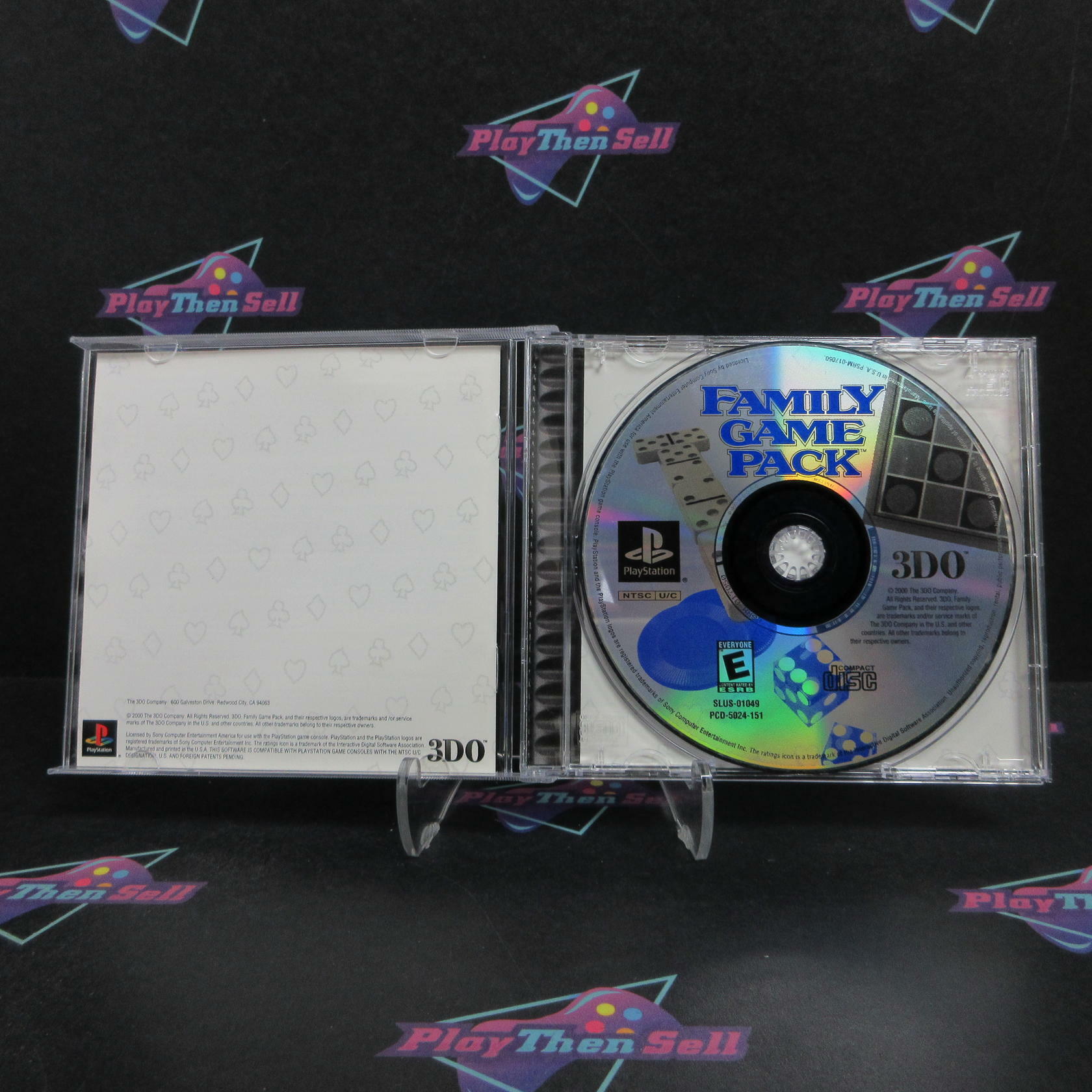 Family Game Pack PS1 PlayStation 1 + Reg Card Complete - Excellent