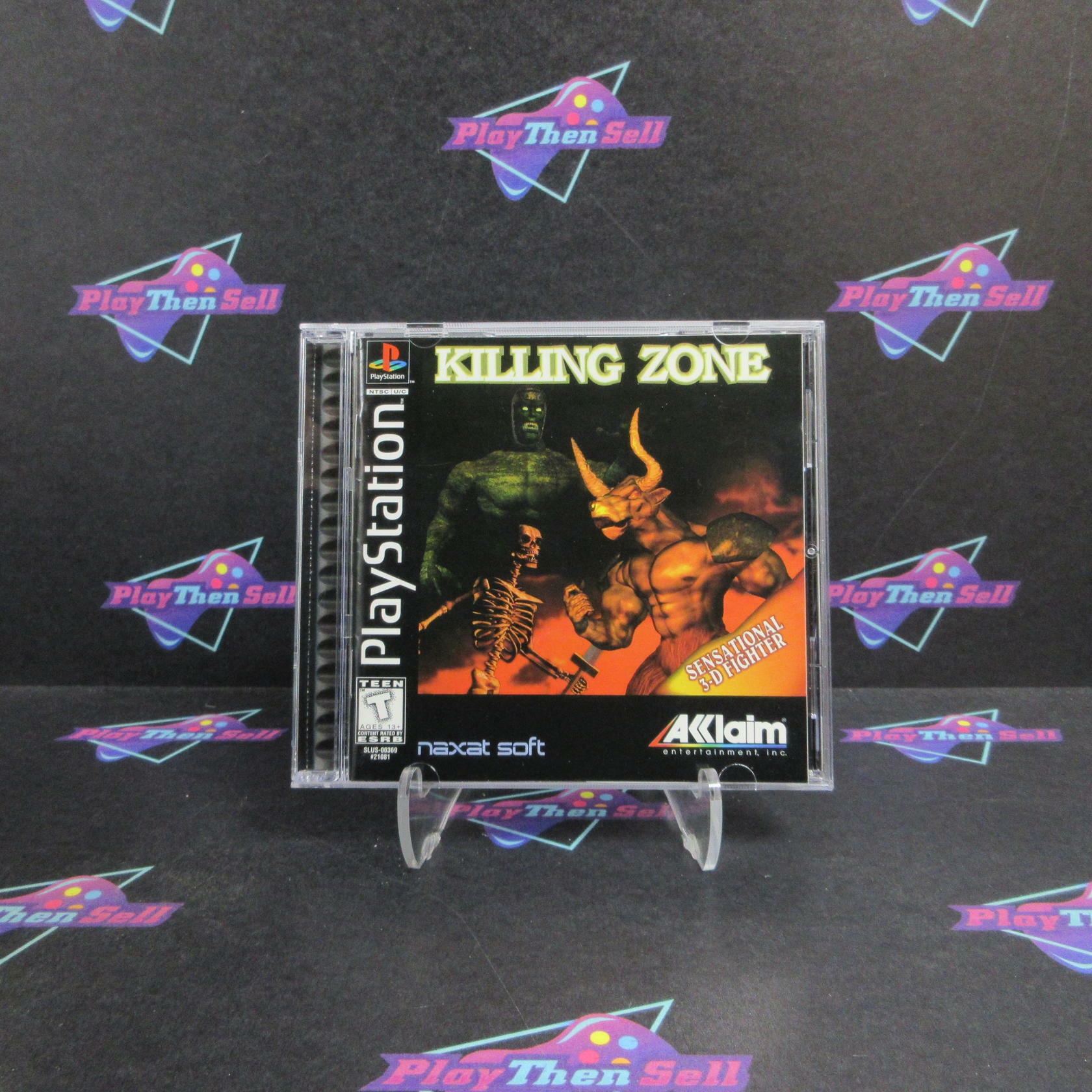 Killing Zone PS1 PlayStation 1 + Reg Card Complete - Refurbished