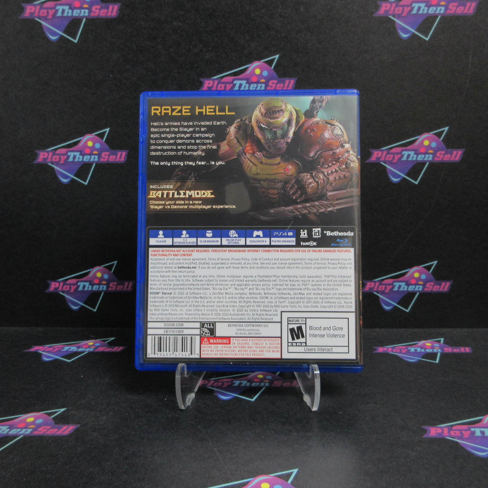 DOOM Eternal PS4 PlayStation 4 Complete - Refurbished