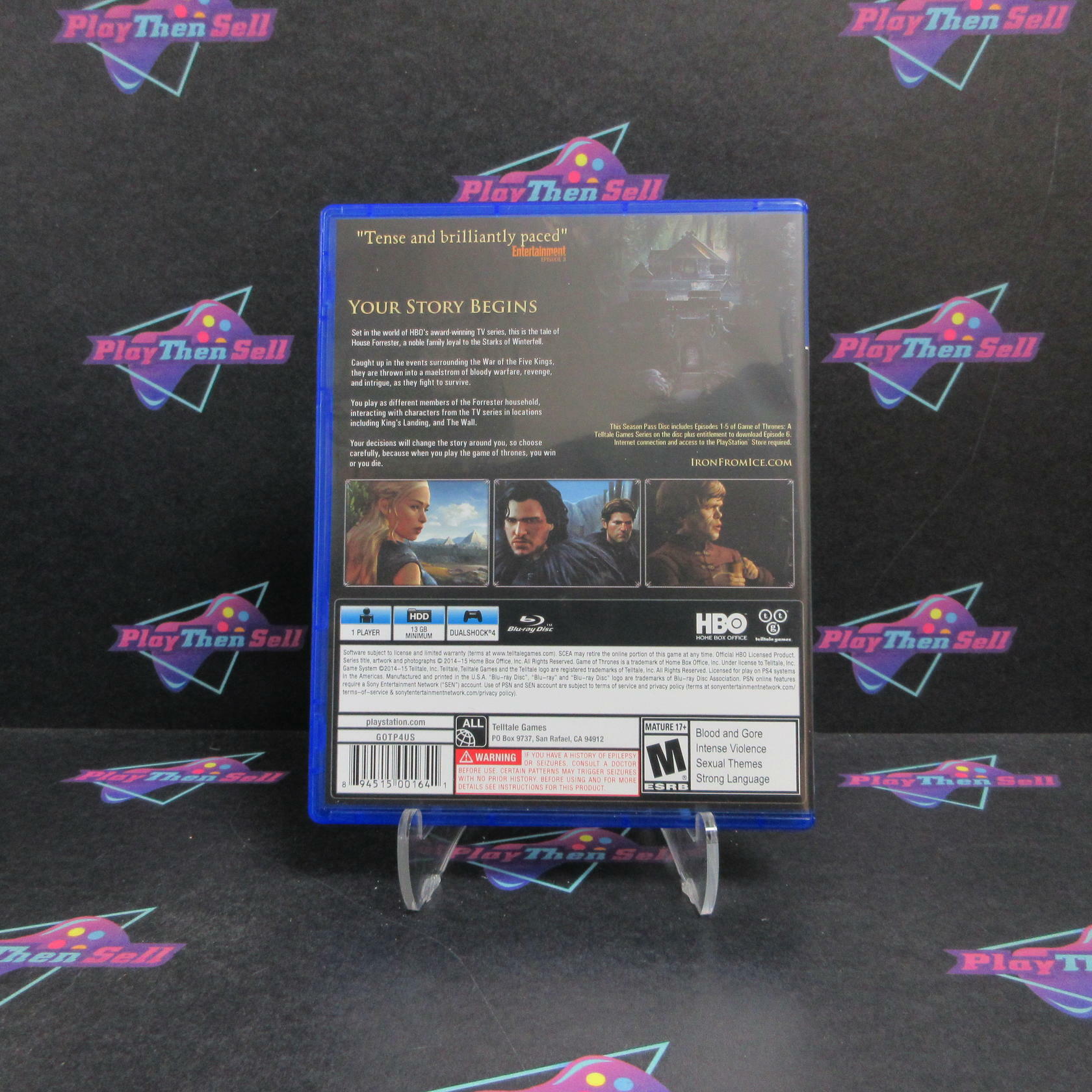 Game of Thrones A Telltale Game Series PS4 PlayStation 4 Complete - Refurbished