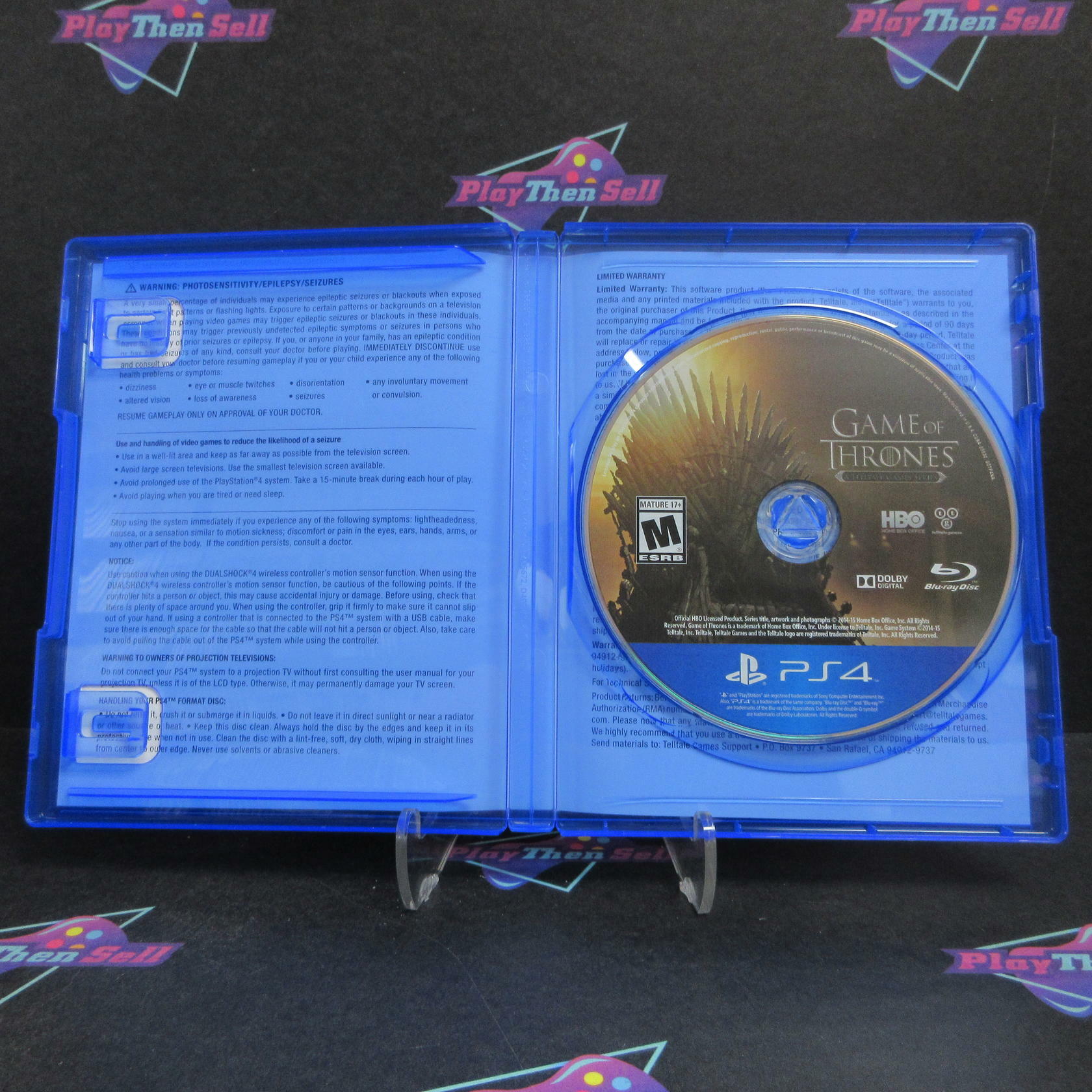 Game of Thrones A Telltale Game Series PS4 PlayStation 4 Complete - Refurbished