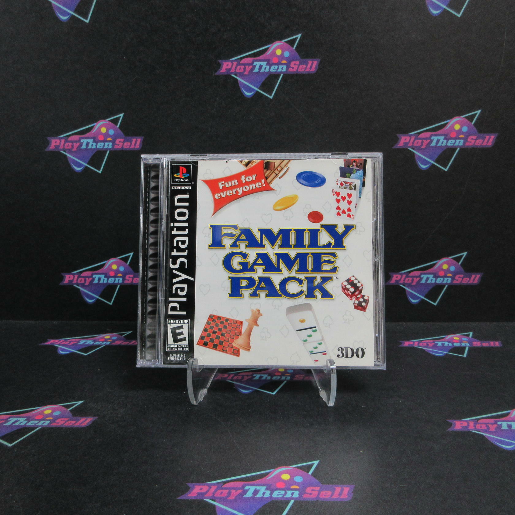 Family Game Pack PS1 PlayStation 1 + Reg Card Complete - Refurbished