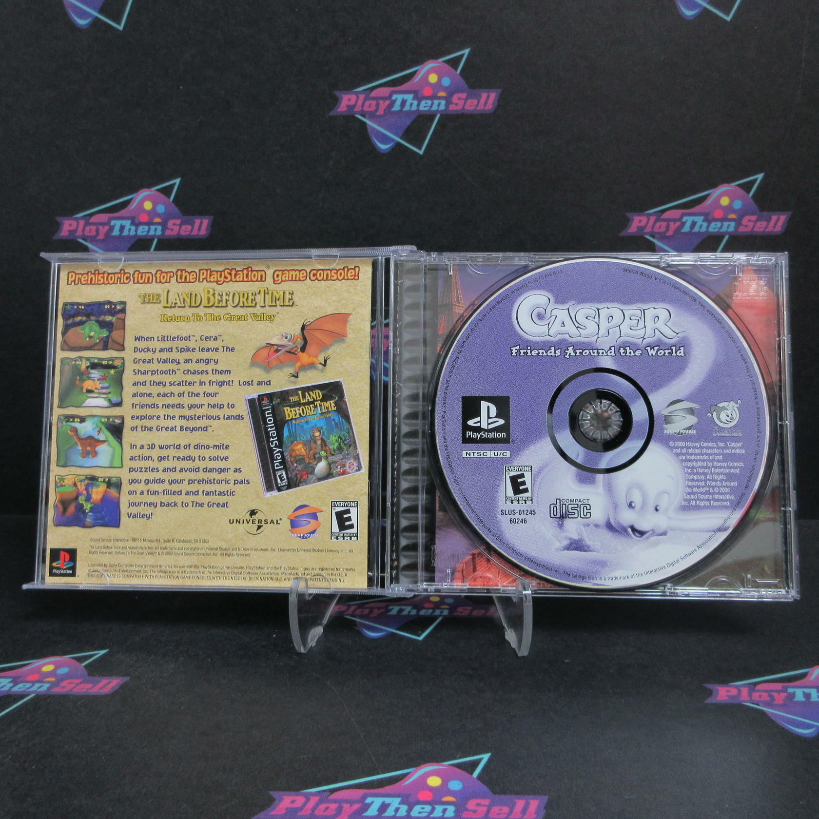 Casper Friends Around the World PS1 PlayStation 1 + Reg Complete - Excellent