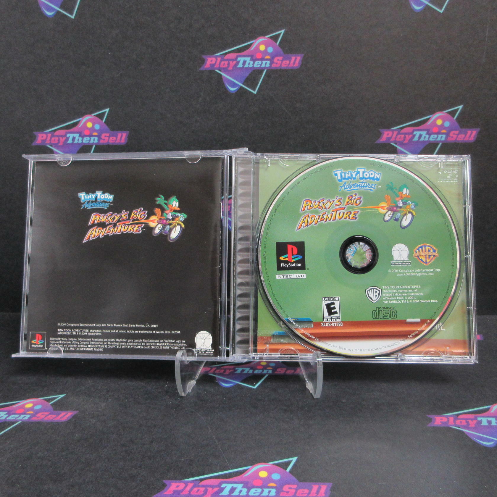 Tiny Toon Adventures Plucky's Big Adventure PS1 PlayStation 1 CIB - Excellent